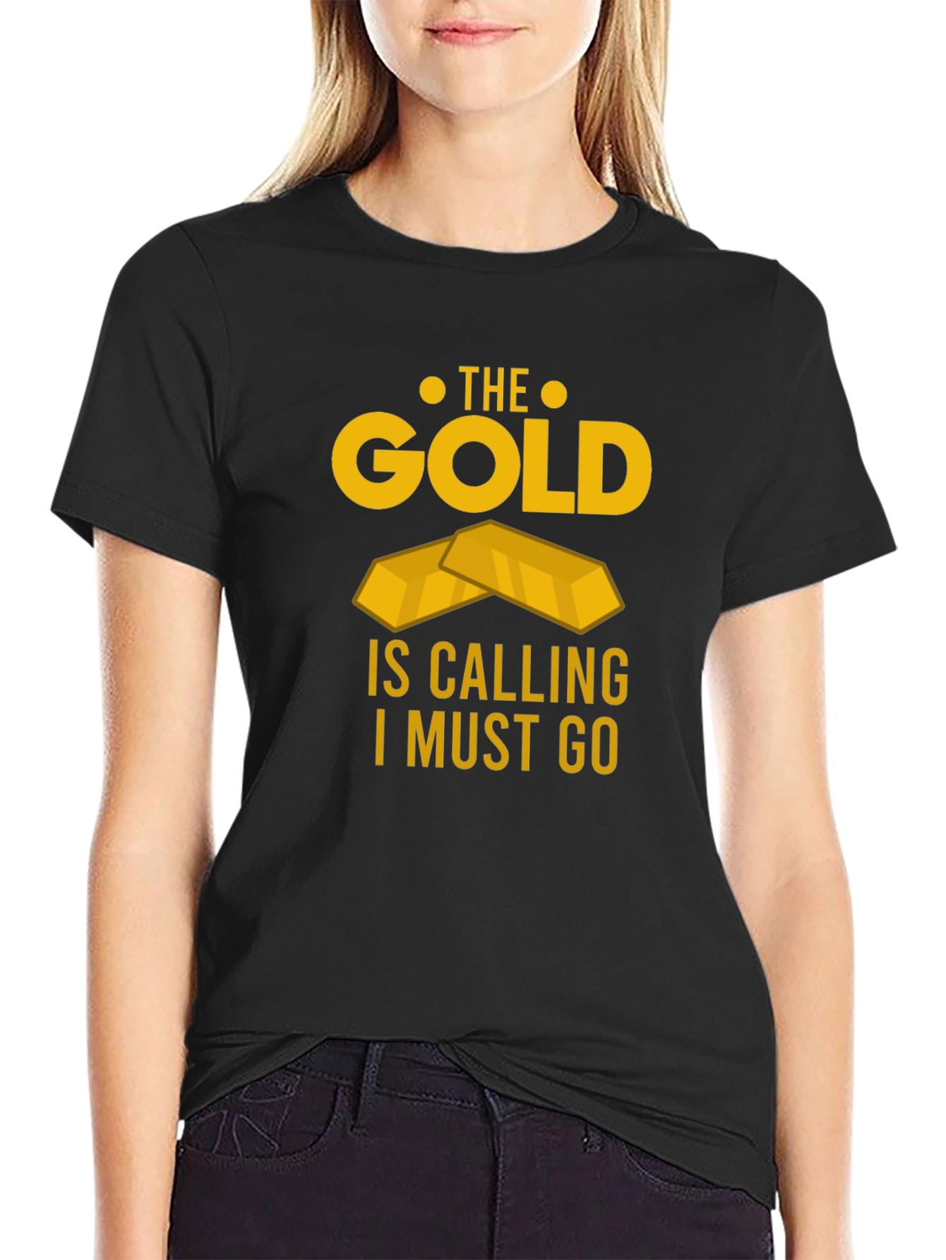 The Gold Is Calling Mens T-Shirt