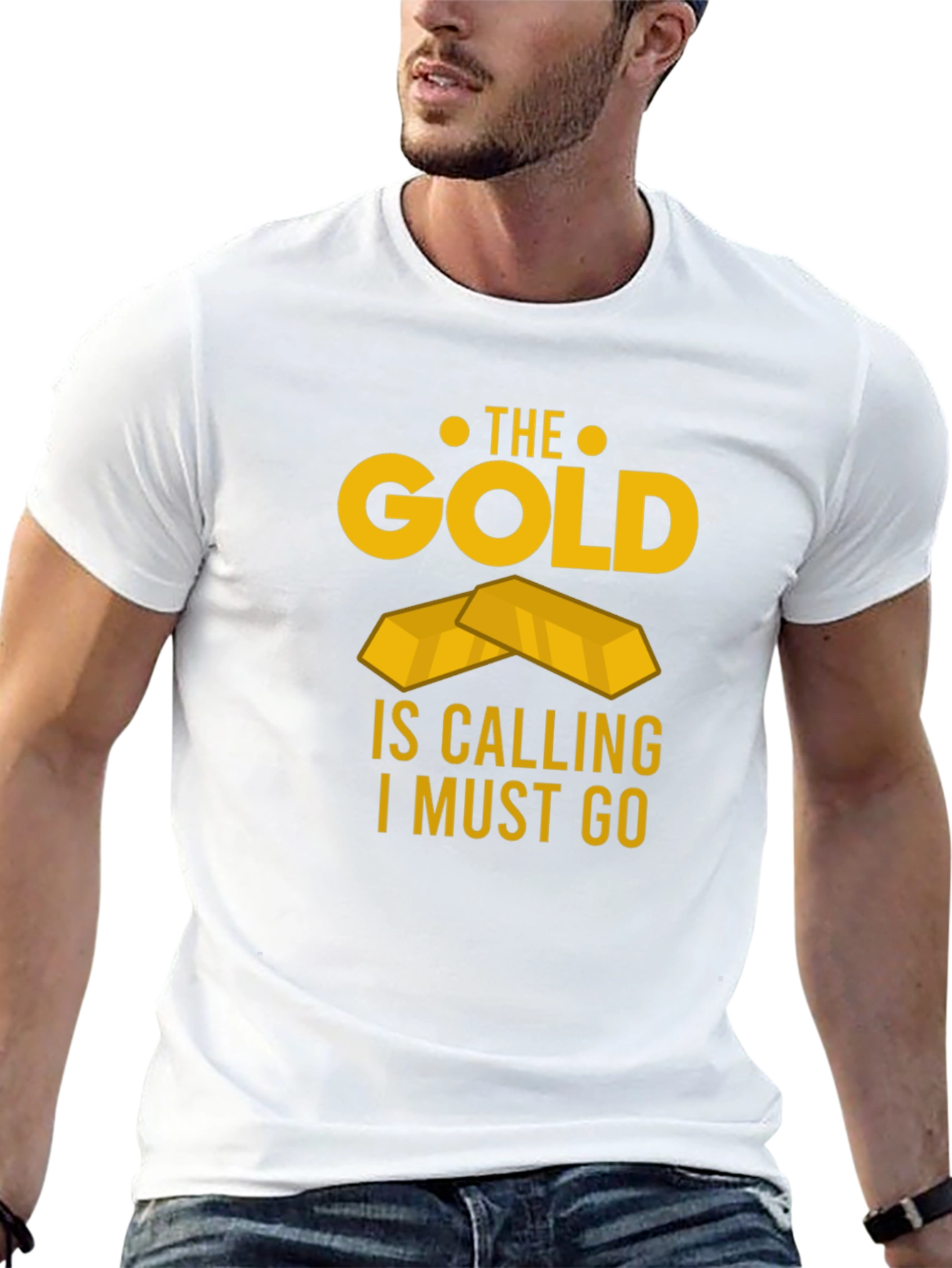 The Gold Is Calling Mens T-Shirt