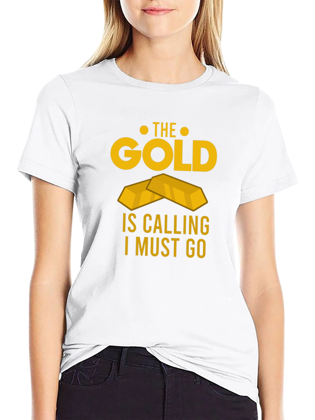 The Gold Is Calling Mens T-Shirt