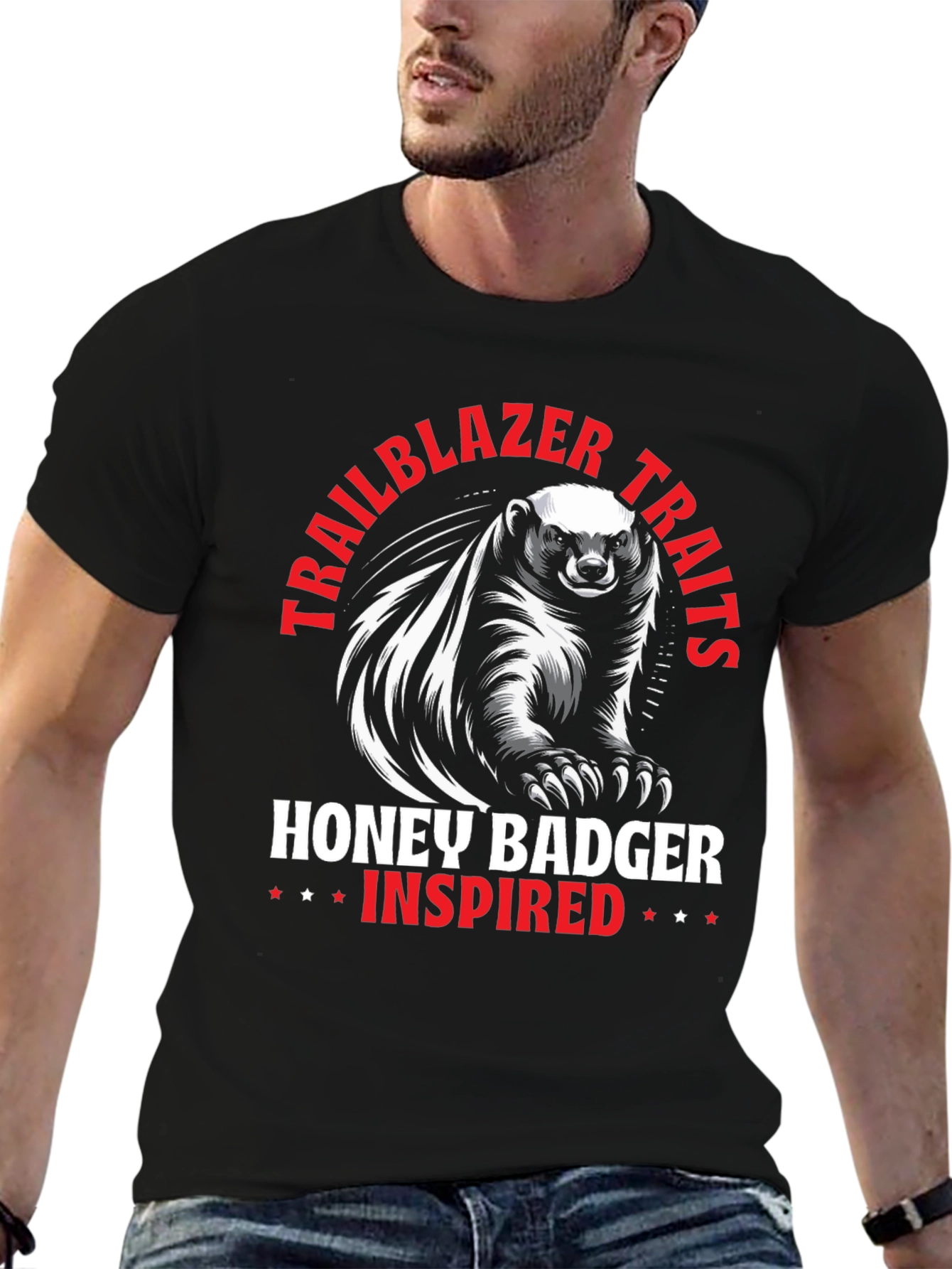 Honey Badger Inspired T-Shirt - Trailblazer Traits