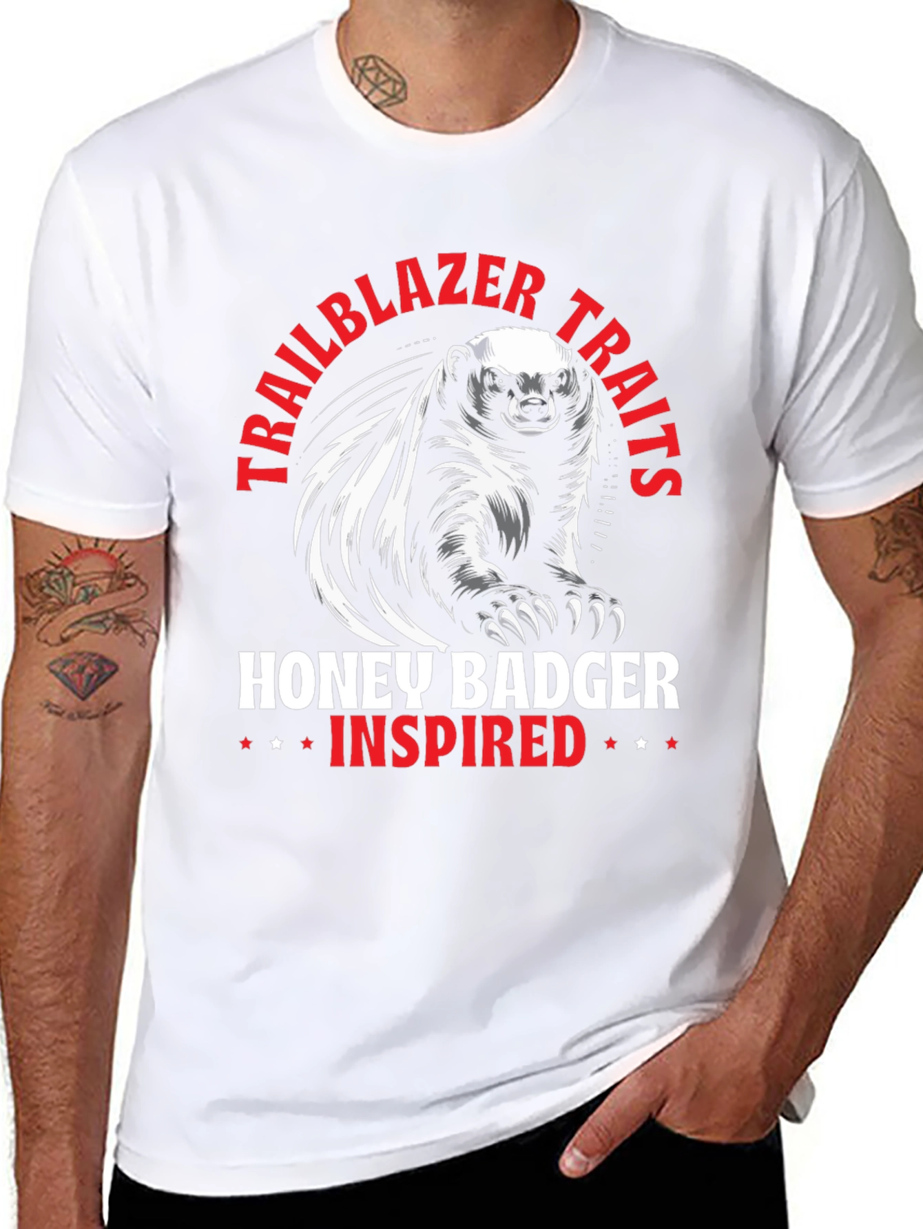 Honey Badger Inspired T-Shirt - Trailblazer Traits