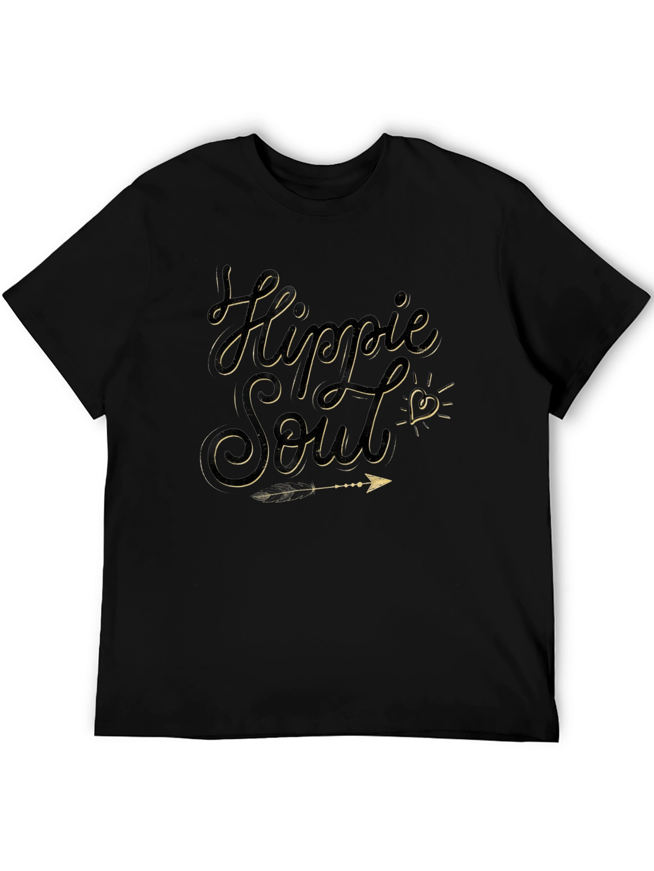 Hippie Soul Graphic Tee - Trendy Casual Wear