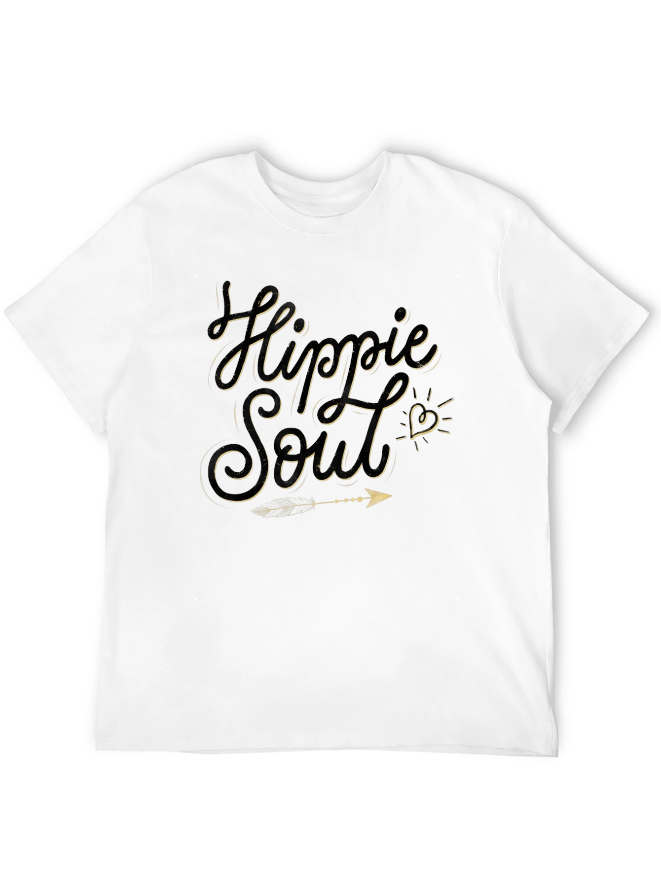 Hippie Soul Graphic Tee - Trendy Casual Wear