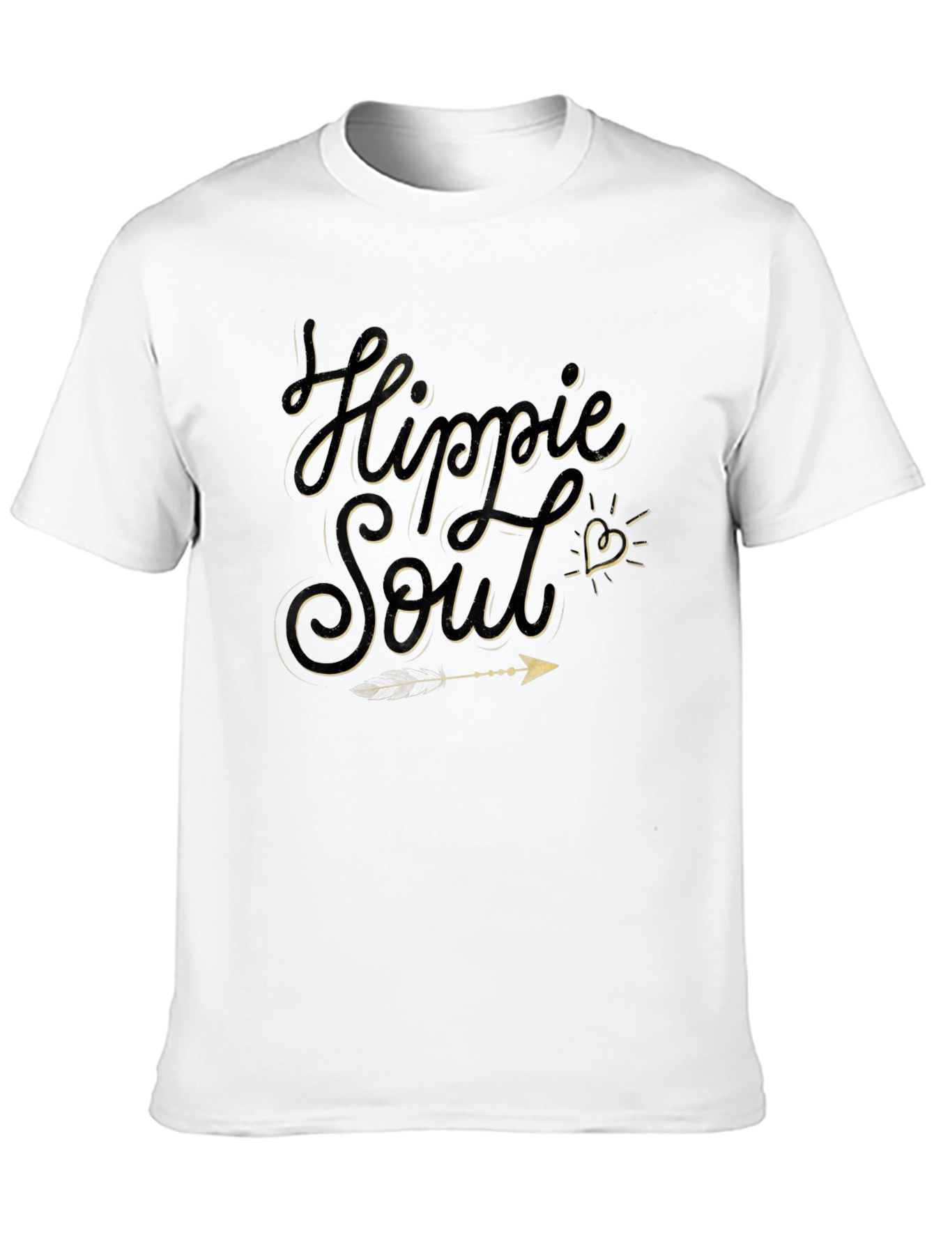 Hippie Soul Graphic Tee - Trendy Casual Wear