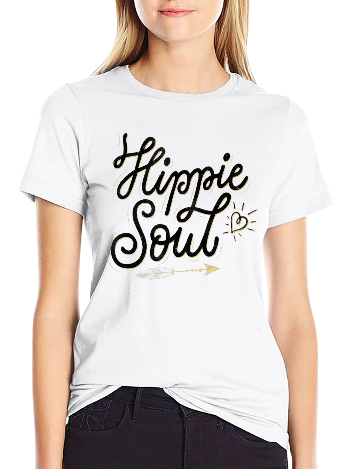 Hippie Soul Graphic Tee - Trendy Casual Wear