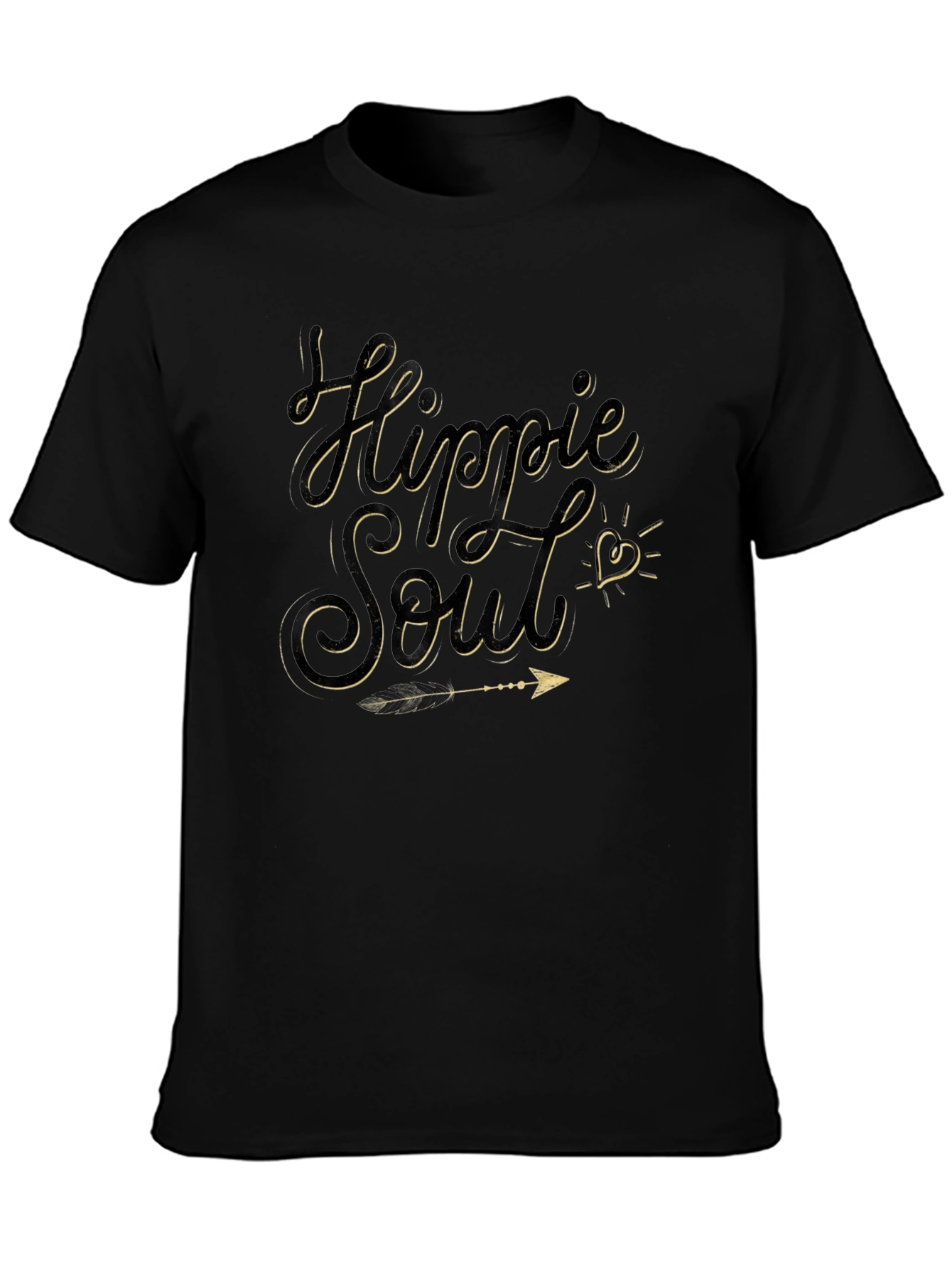 Hippie Soul Graphic Tee - Trendy Casual Wear