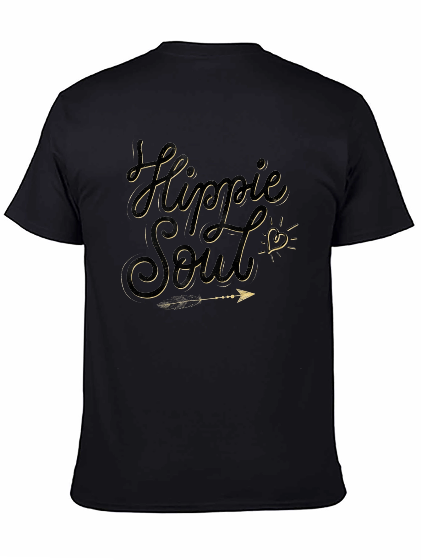 Hippie Soul Graphic Tee - Trendy Casual Wear
