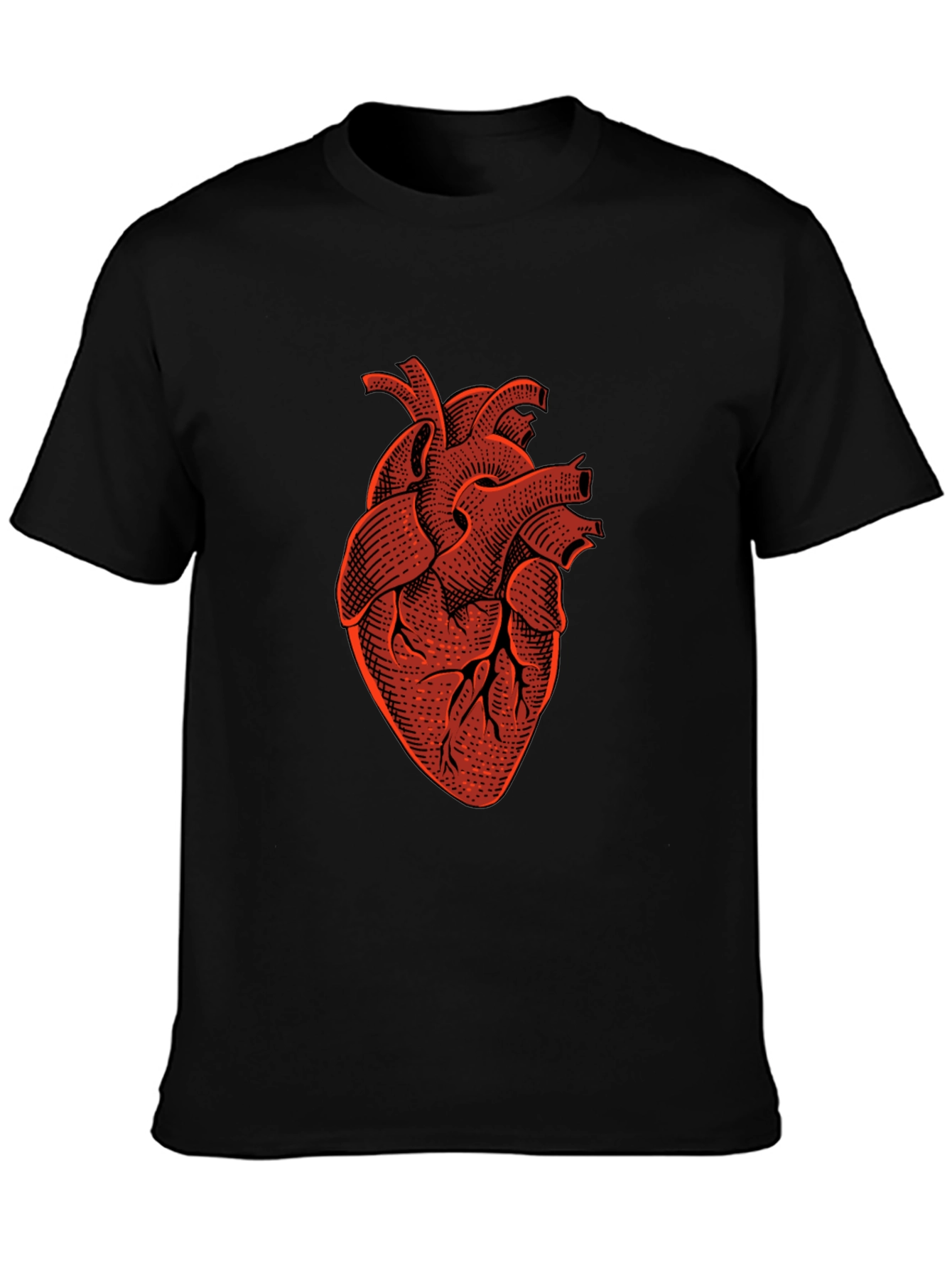 Anatomical Heart Graphic Tee - Unique Design
