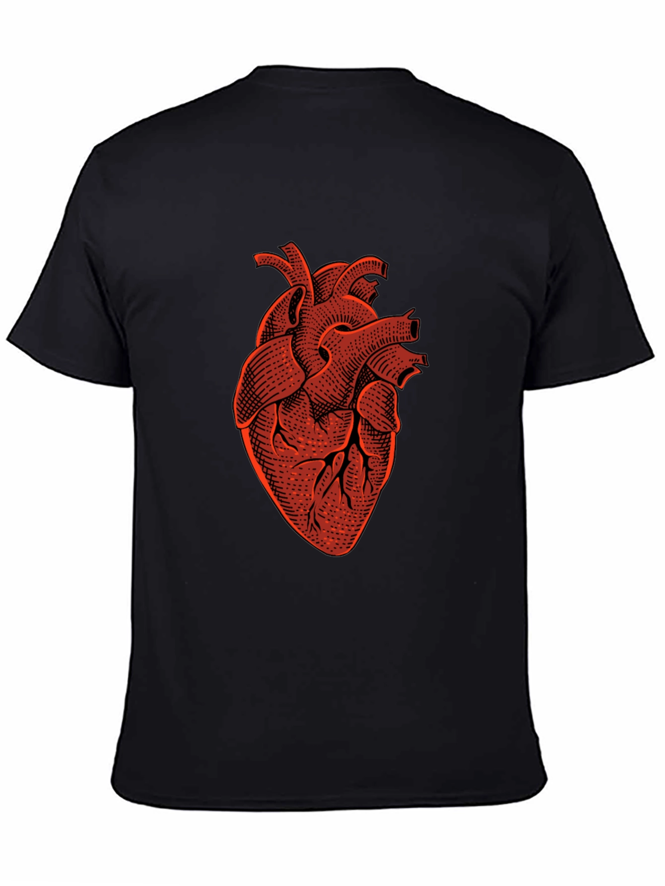 Anatomical Heart Graphic Tee - Unique Design