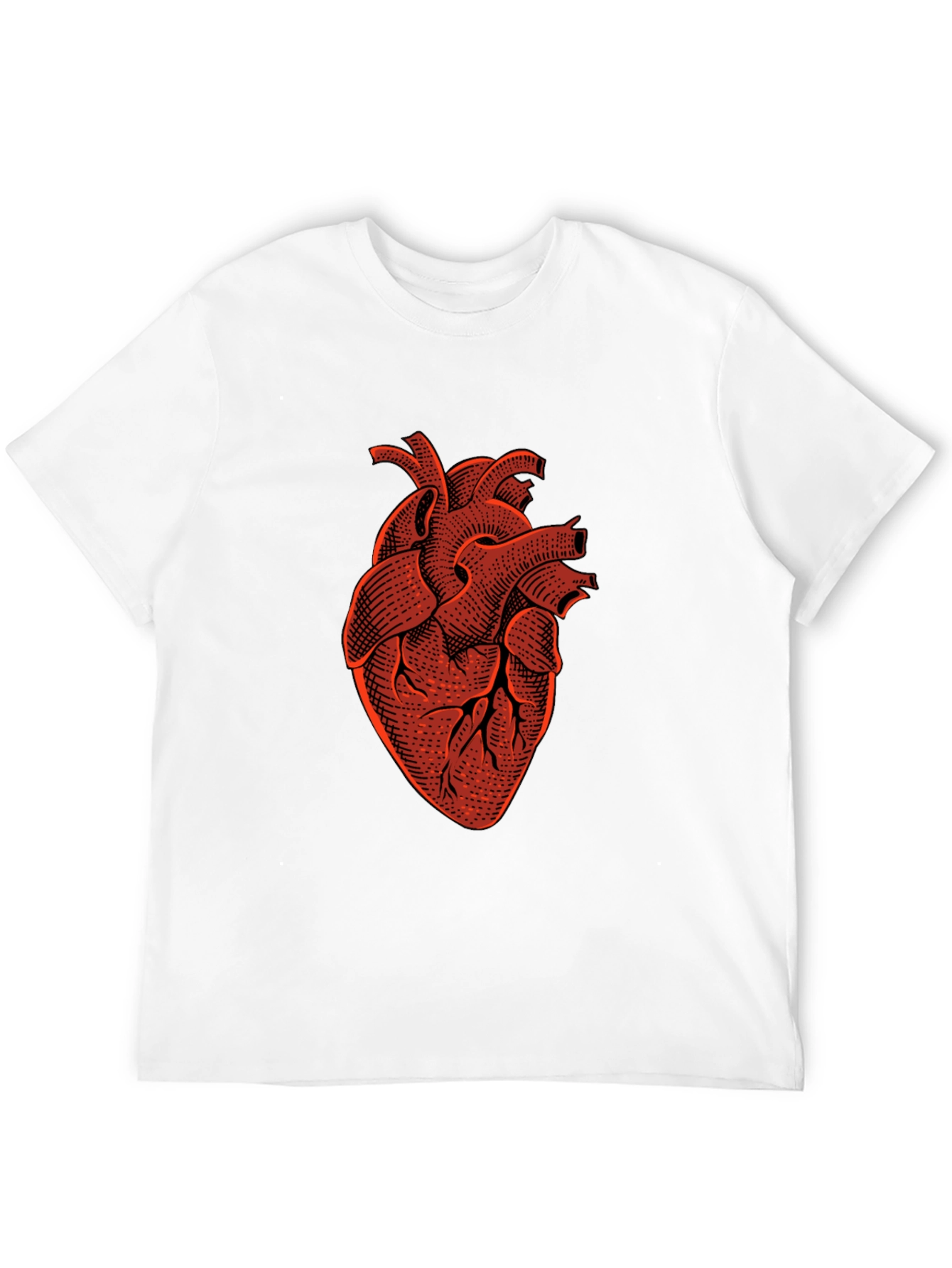 Anatomical Heart Graphic Tee - Unique Design
