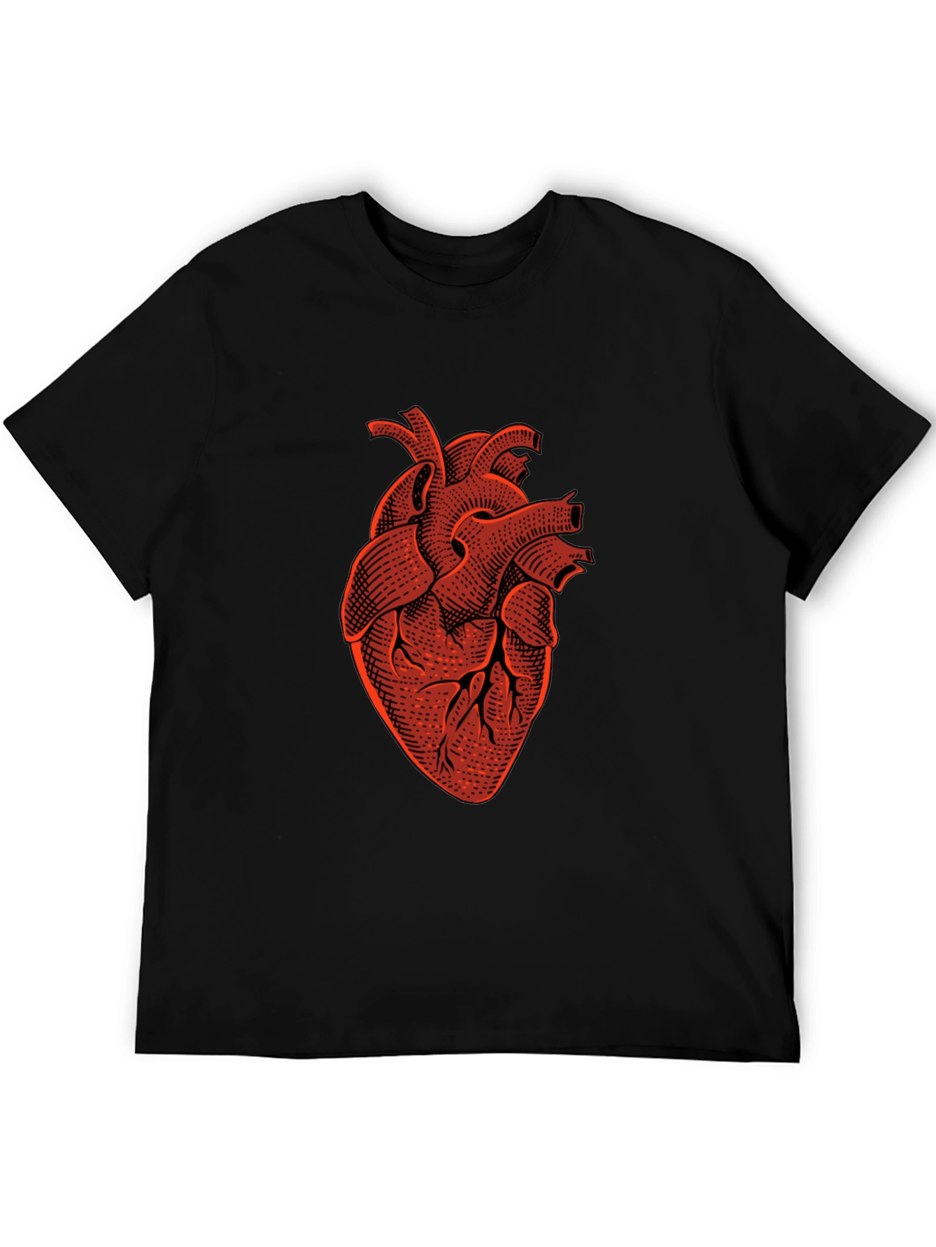 Anatomical Heart Graphic Tee - Unique Design