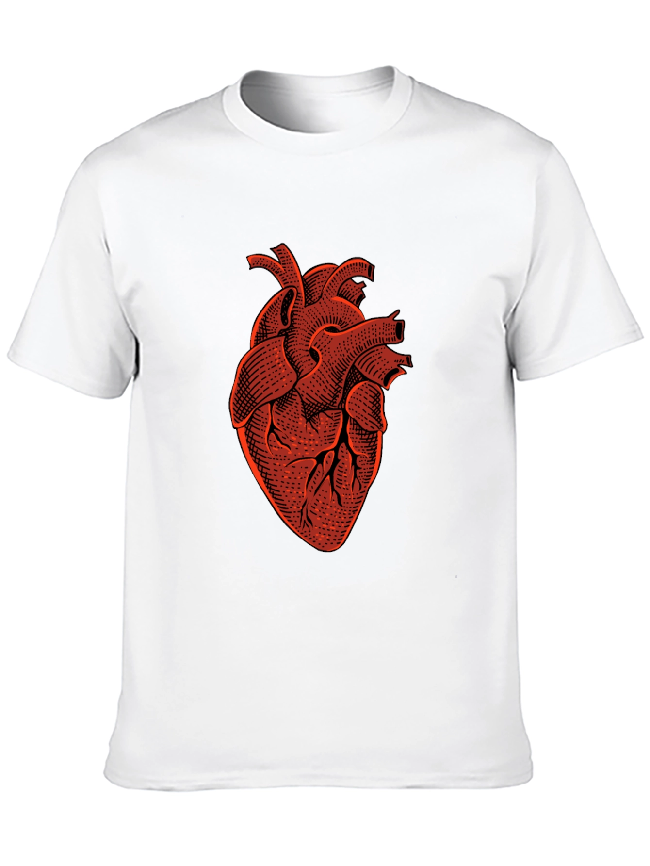 Anatomical Heart Graphic Tee - Unique Design
