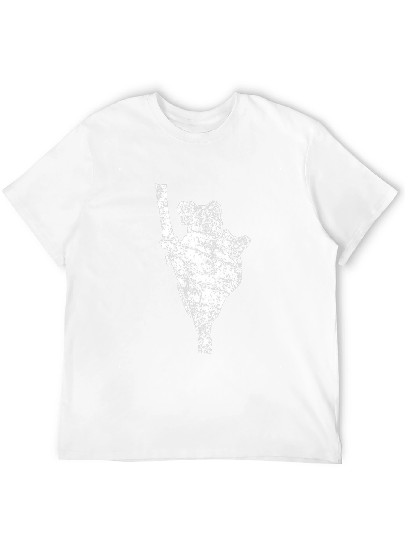 Koala Bear Graphic Print Black T-Shirt