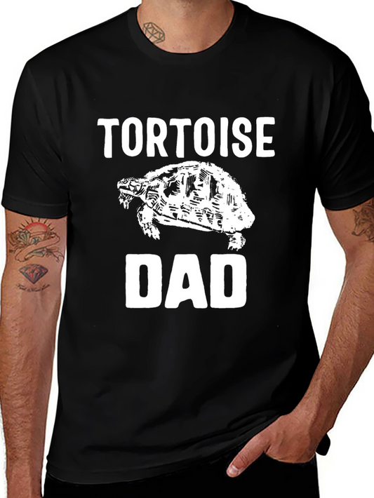 Tortoise Dad T-Shirt - Cool Animal Lover Tee