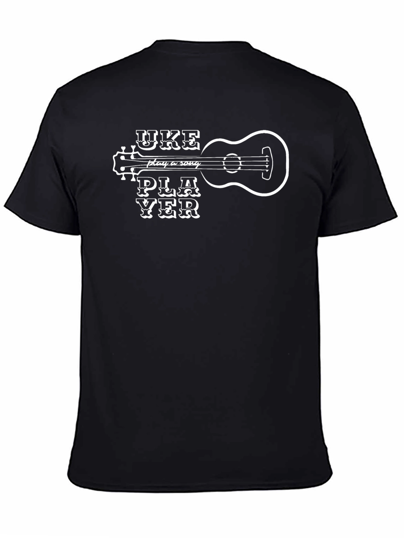 Uke Player Graphic T-Shirt - Ukulele Lover Tee