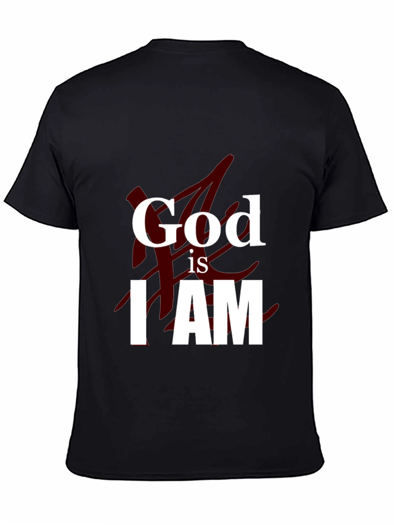 God is I AM Graphic Tee - Black