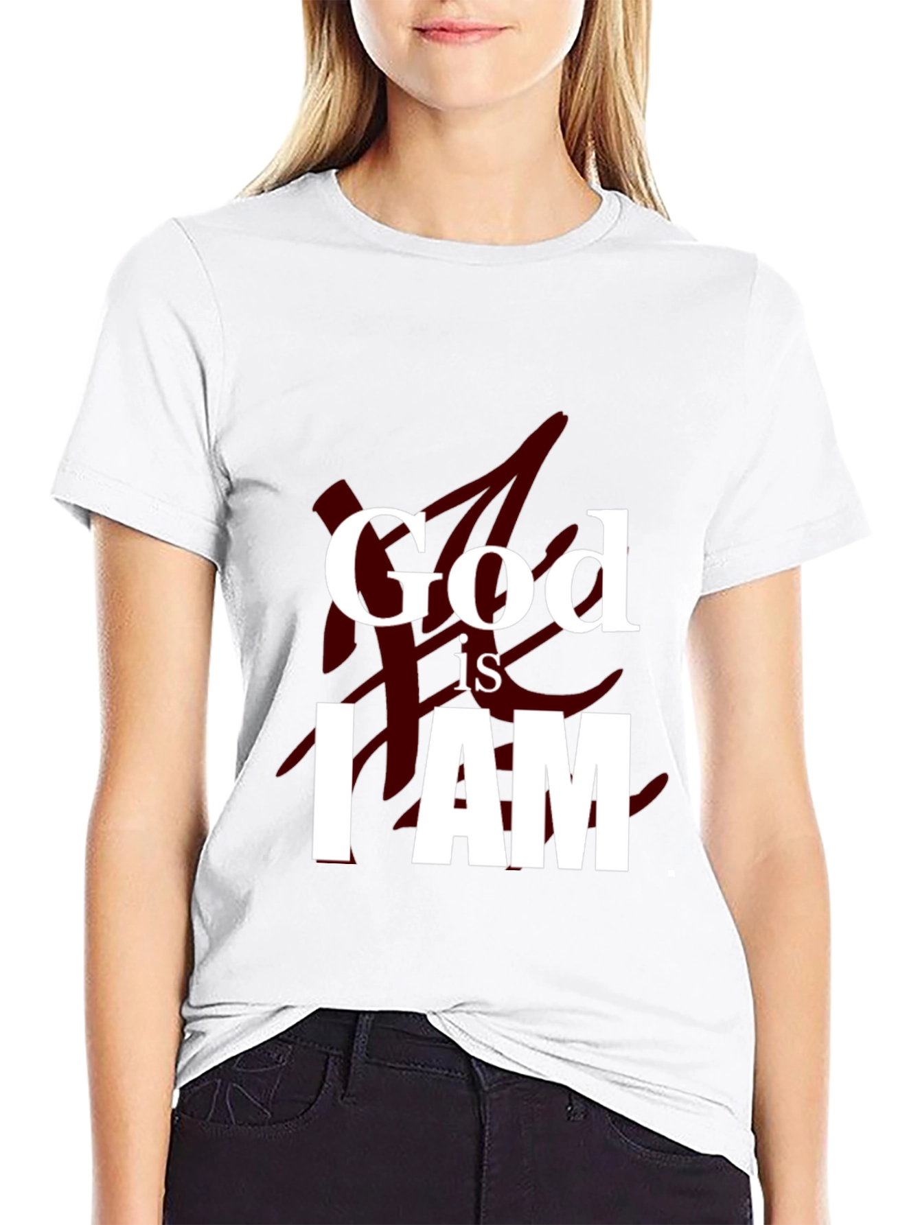 God is I AM Graphic Tee - Black