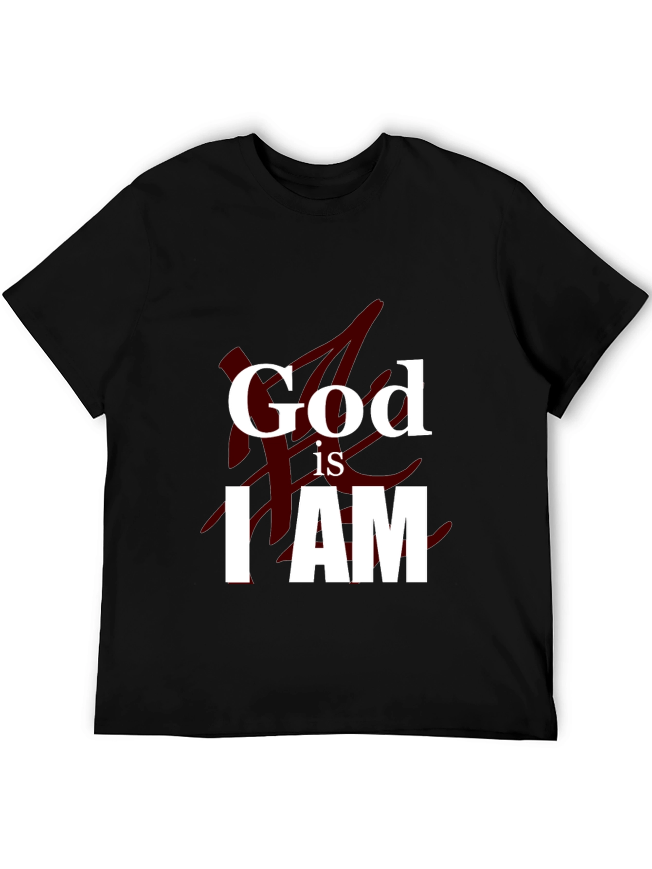 God is I AM Graphic Tee - Black