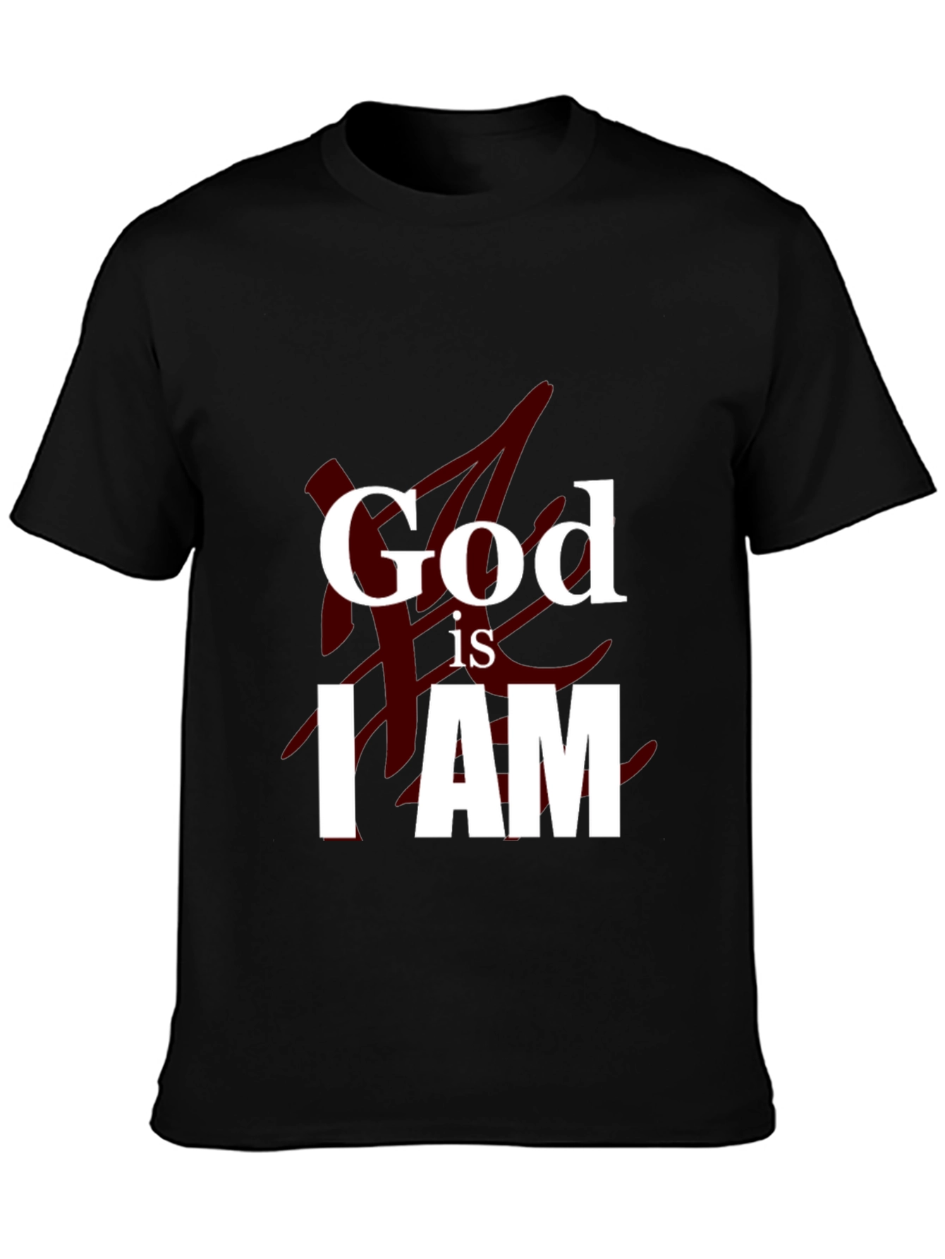 God is I AM Graphic Tee - Black