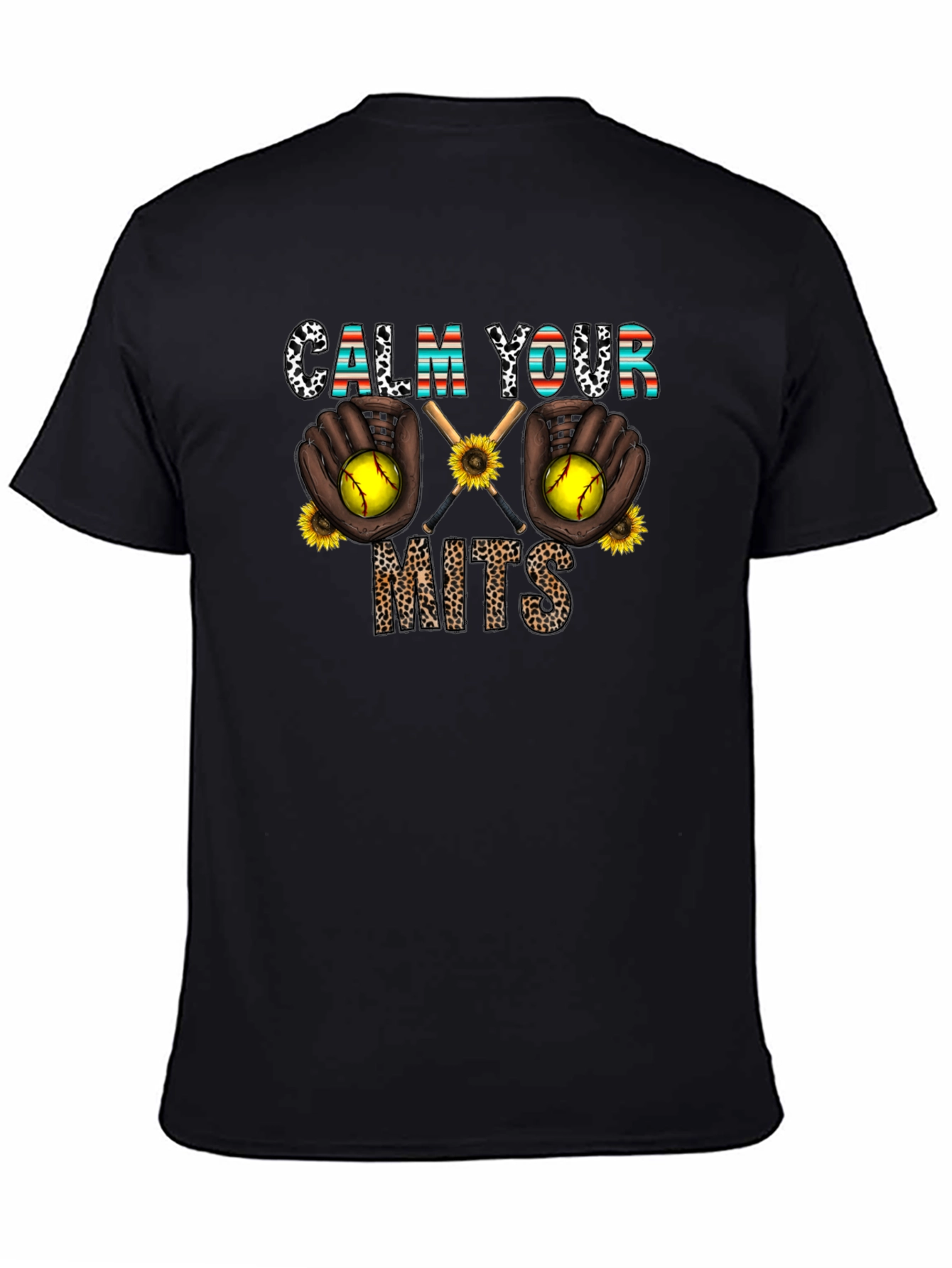 Calm Your Mits Softball Graphic Tee