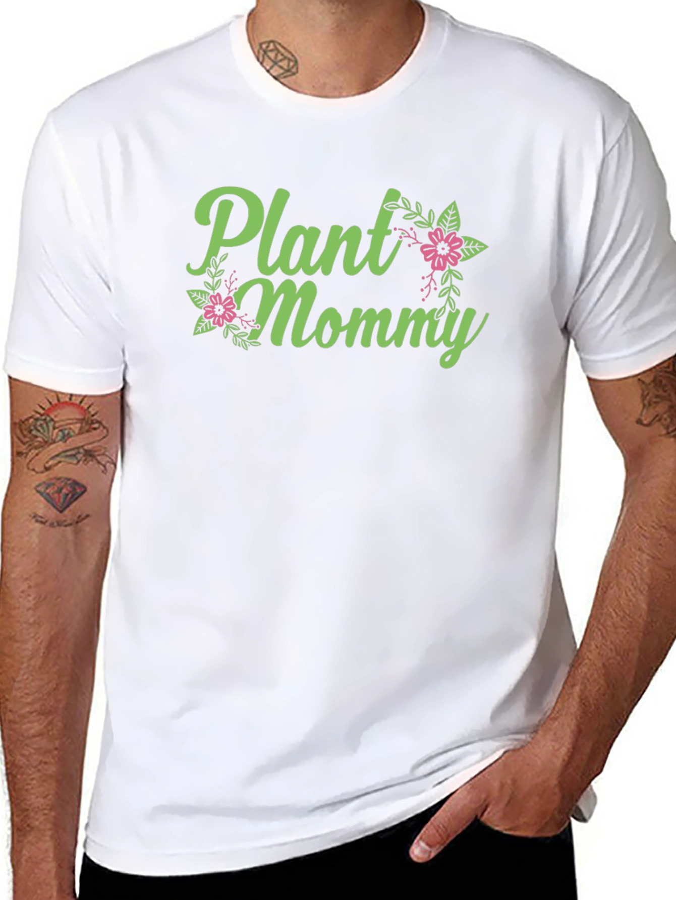 Plant Mommy Graphic Tee - Black Unisex T-Shirt