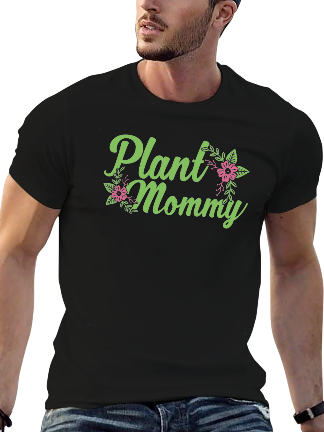 Plant Mommy Graphic Tee - Black Unisex T-Shirt