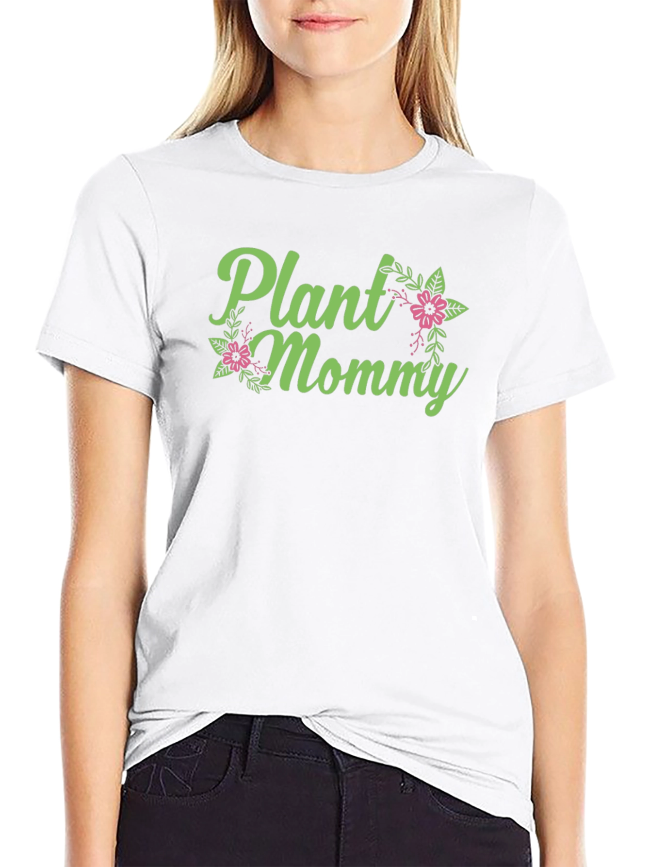 Plant Mommy Graphic Tee - Black Unisex T-Shirt