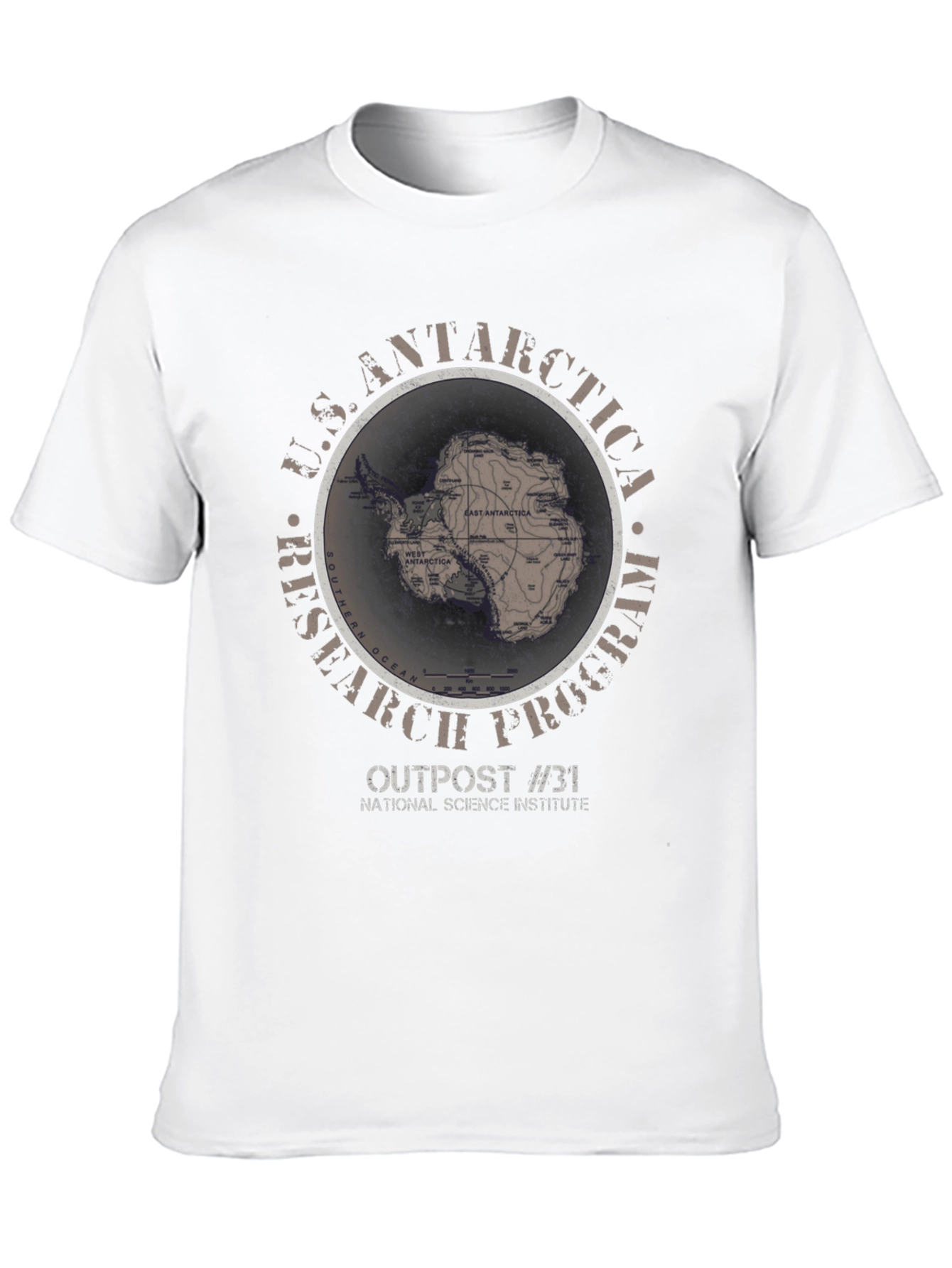 U.S. Antarctica Research Program Outpost #31 T-Shirt