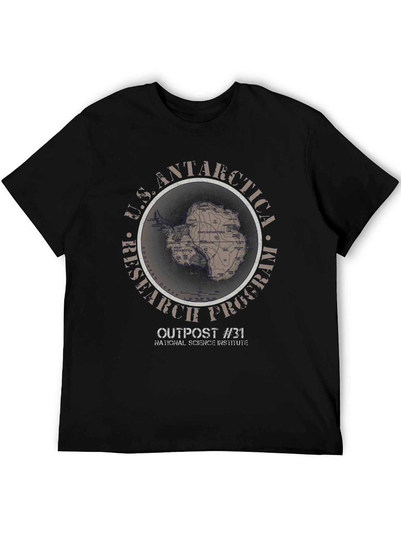 U.S. Antarctica Research Program Outpost #31 T-Shirt