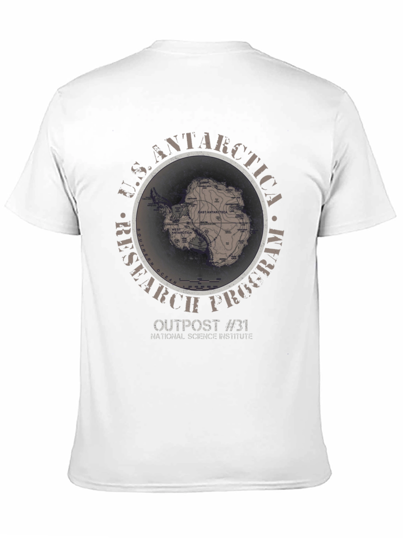 U.S. Antarctica Research Program Outpost #31 T-Shirt