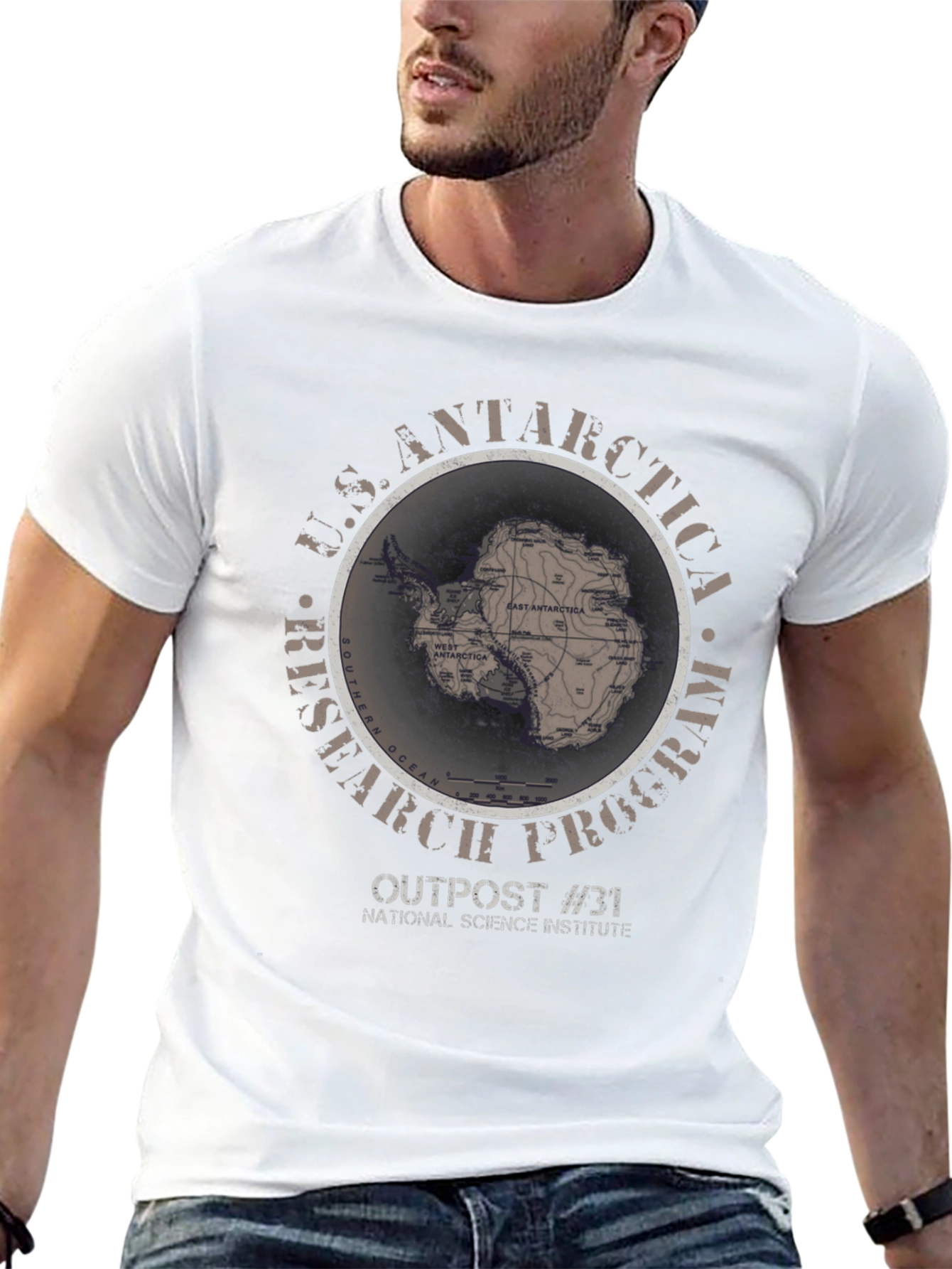 U.S. Antarctica Research Program Outpost #31 T-Shirt
