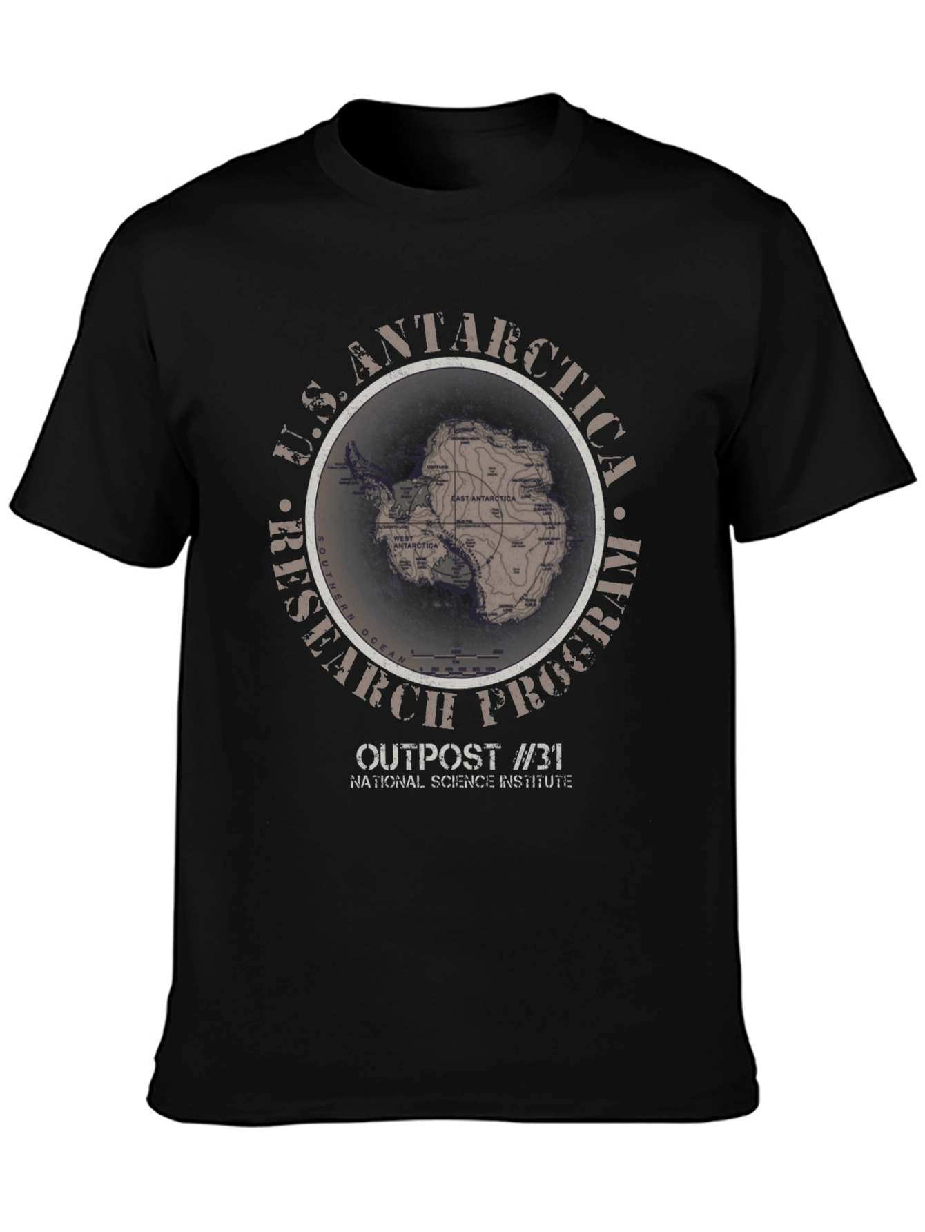 U.S. Antarctica Research Program Outpost #31 T-Shirt