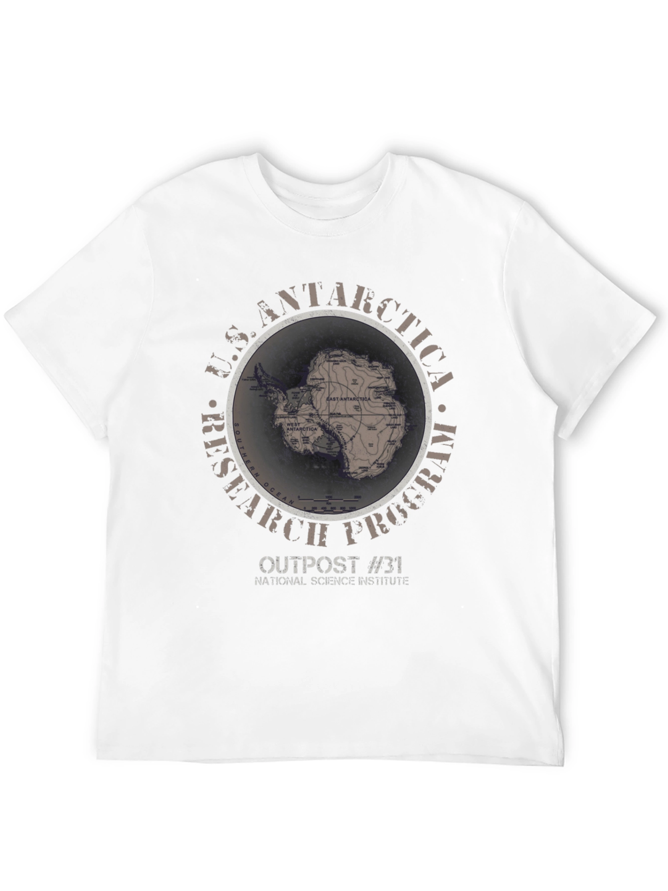 U.S. Antarctica Research Program Outpost #31 T-Shirt