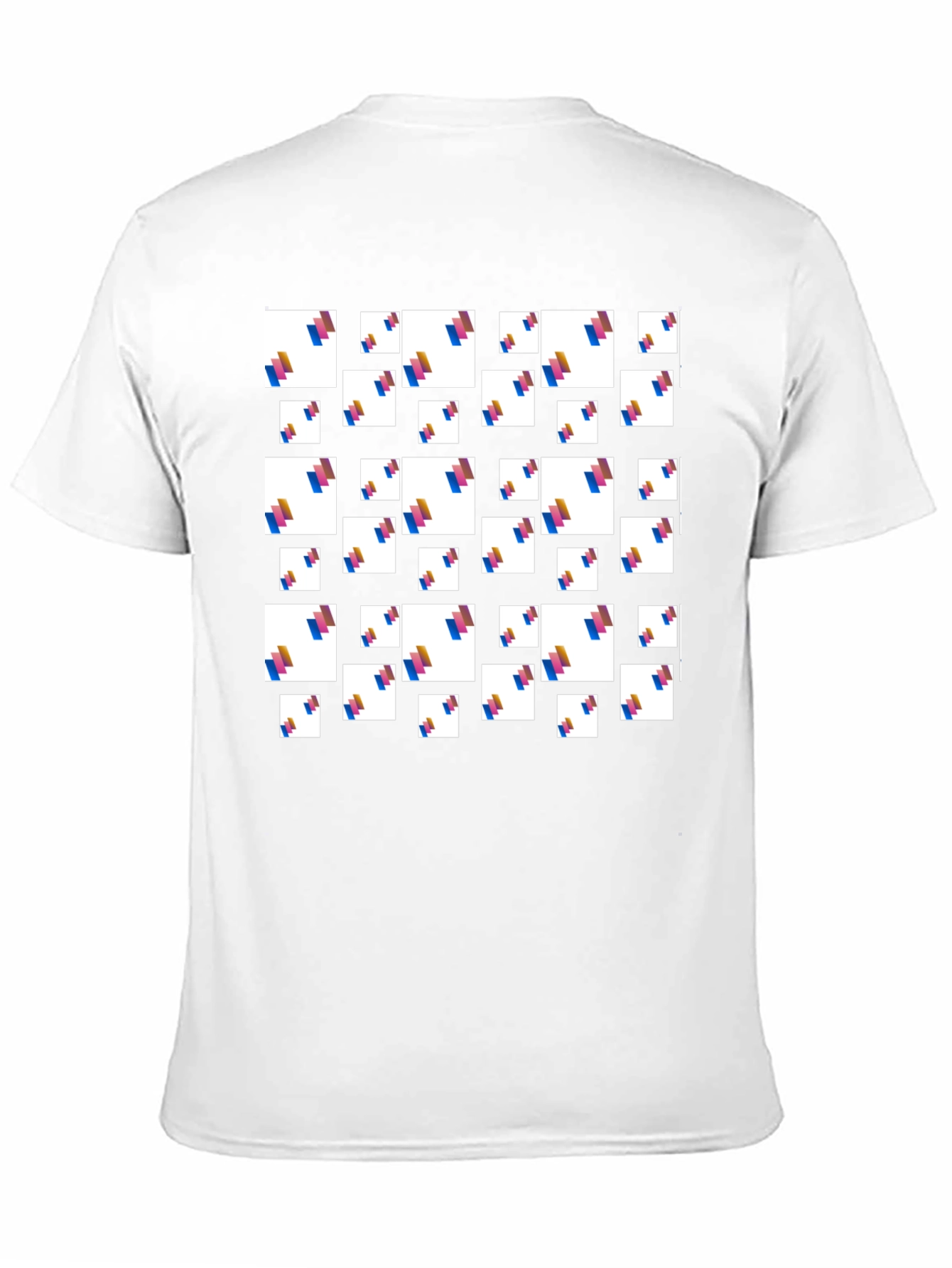 Abstract Pattern Black T-Shirt