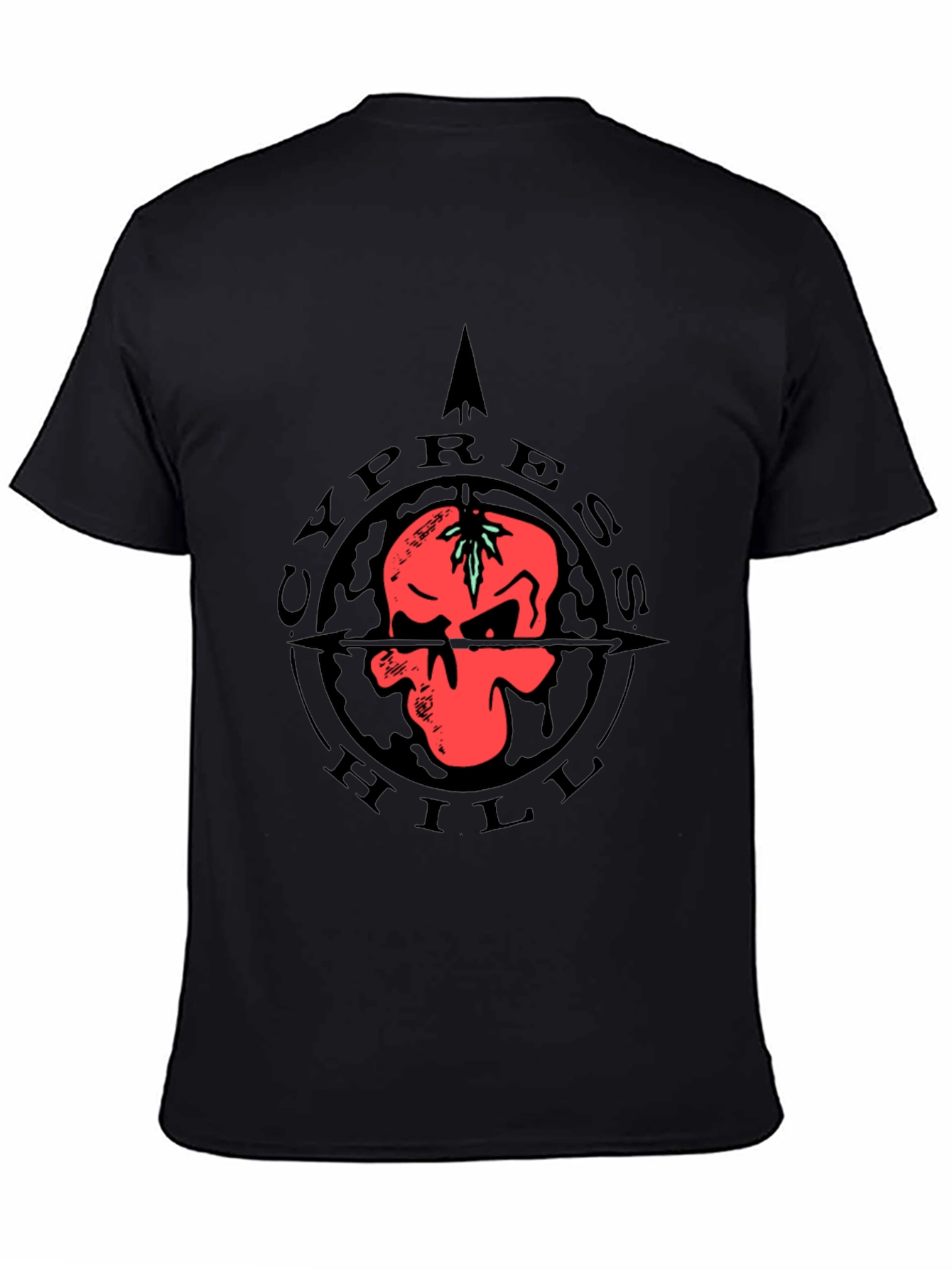 Cypress Hill Skull Graphic Tee - Black