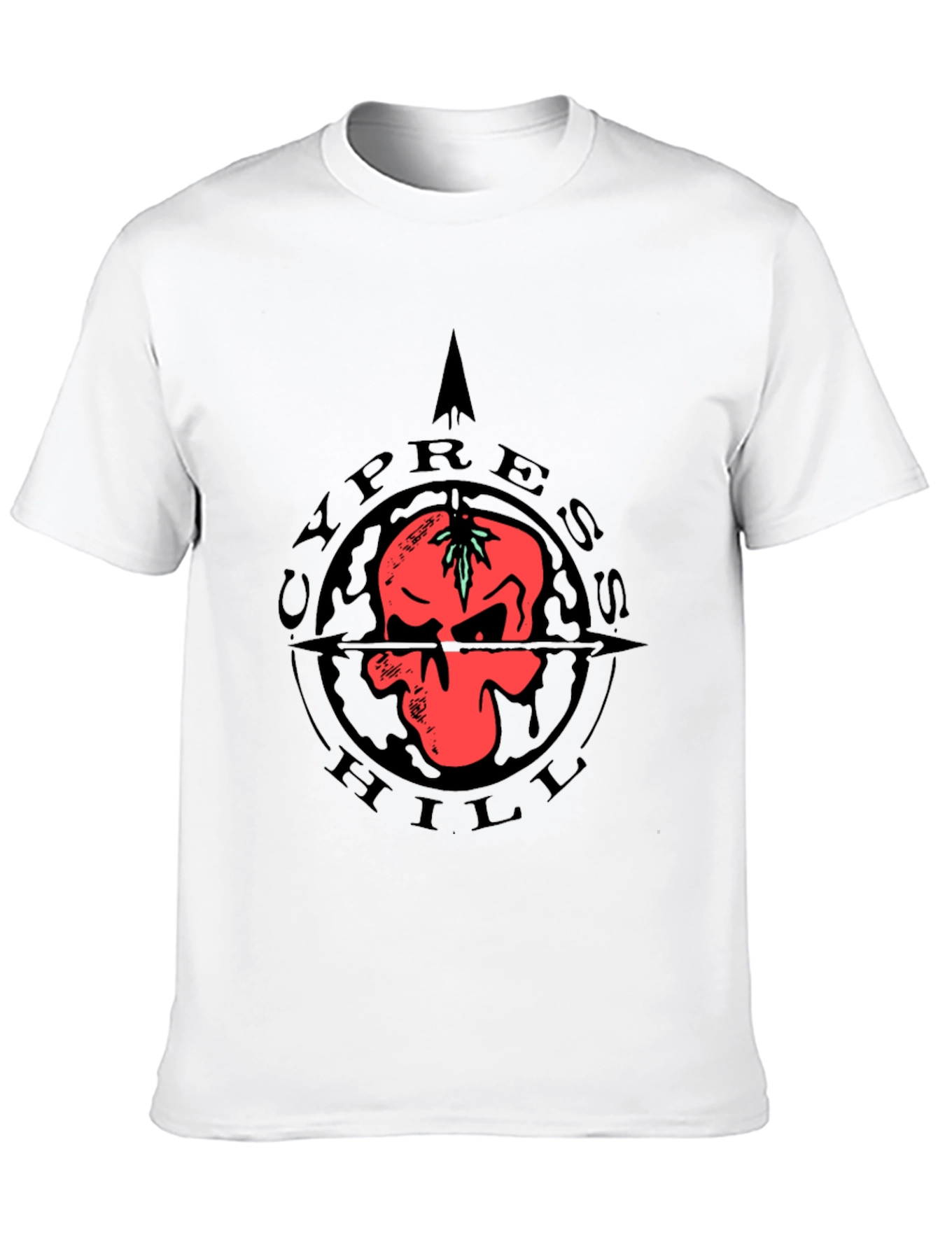 Cypress Hill Skull Graphic Tee - Black