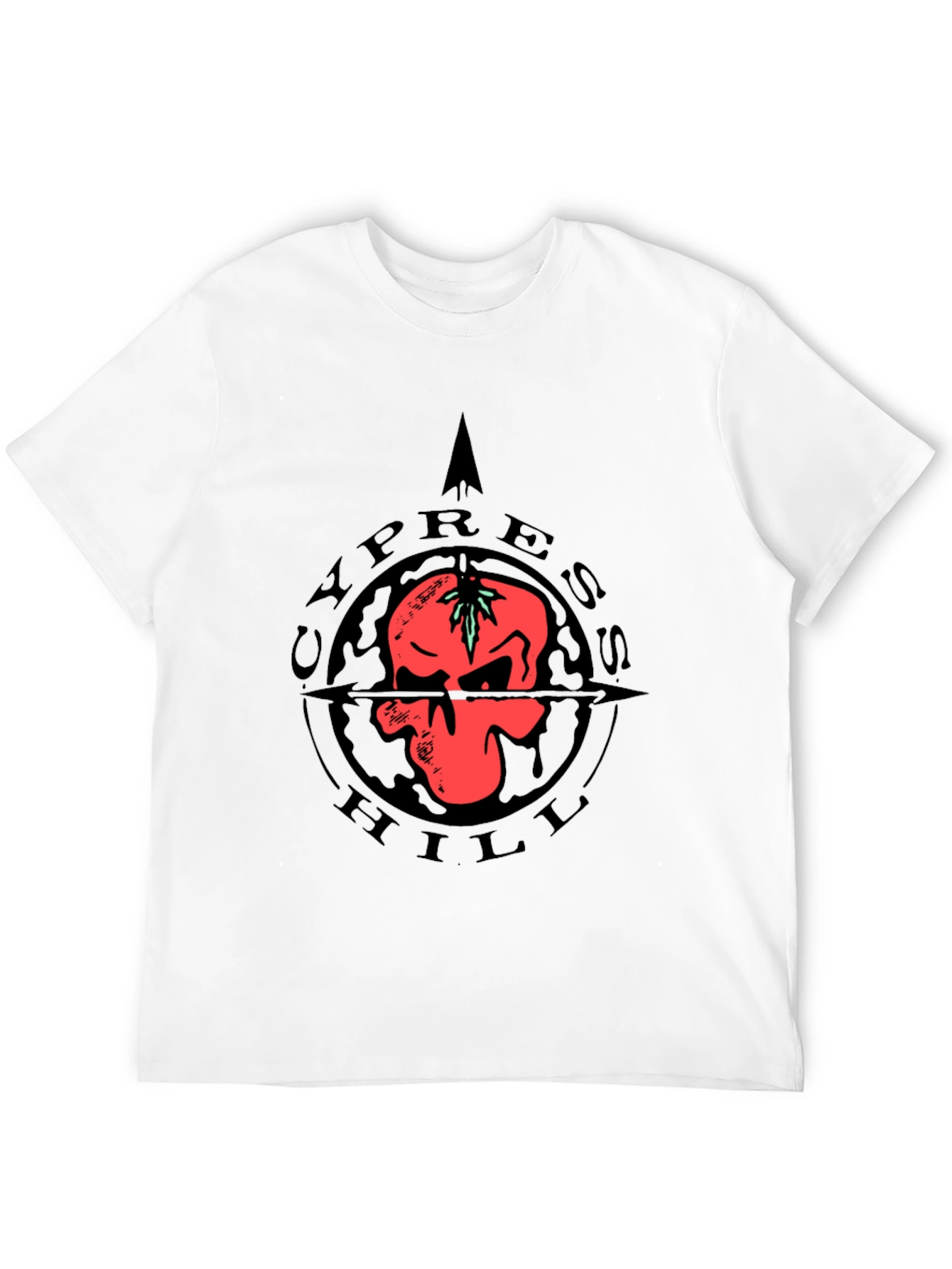 Cypress Hill Skull Graphic Tee - Black