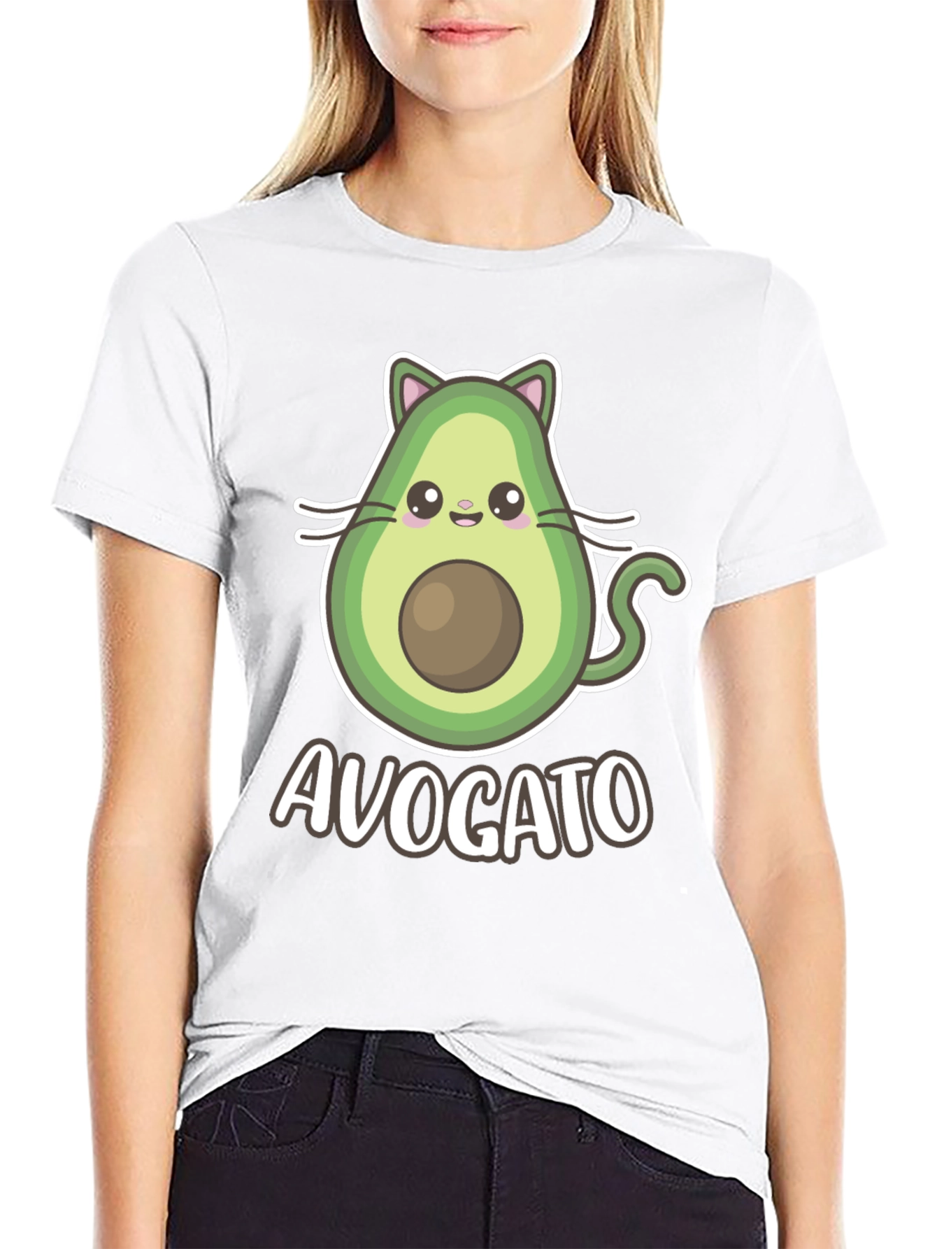 Avocato T-Shirt - Cute Avocado Cat Graphic Tee