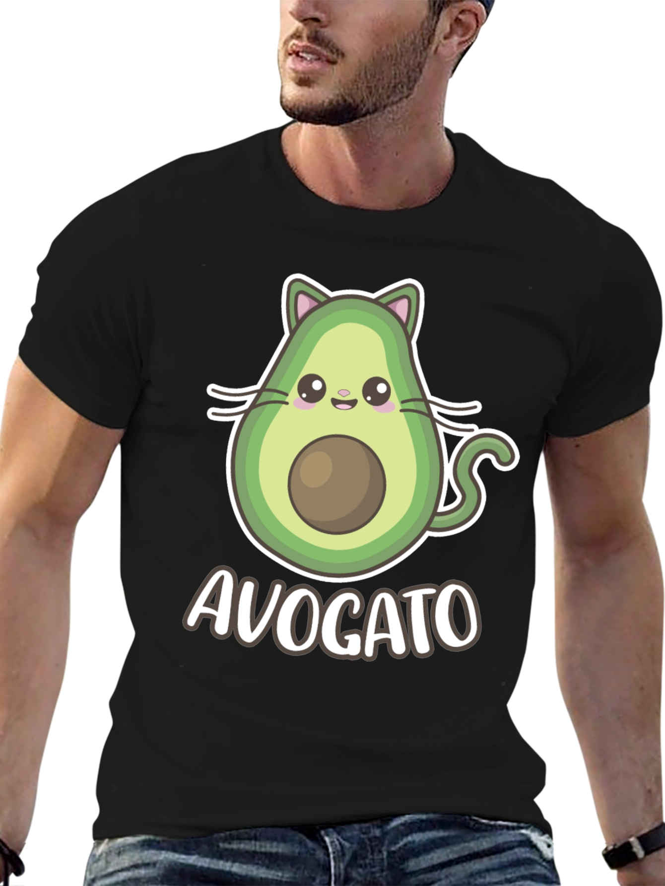 Avocato T-Shirt - Cute Avocado Cat Graphic Tee