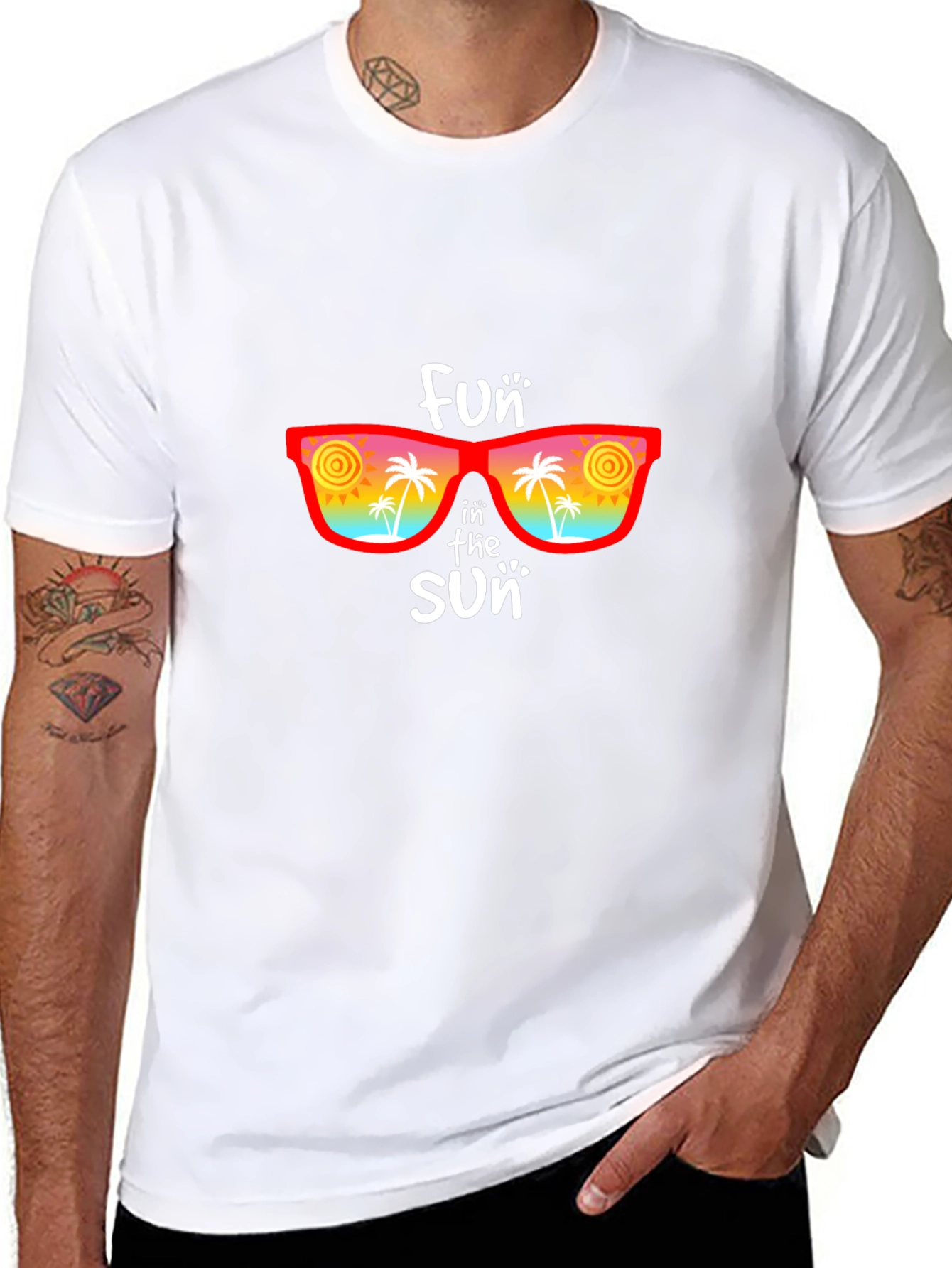 Fun in the Sun Graphic Tee - Black