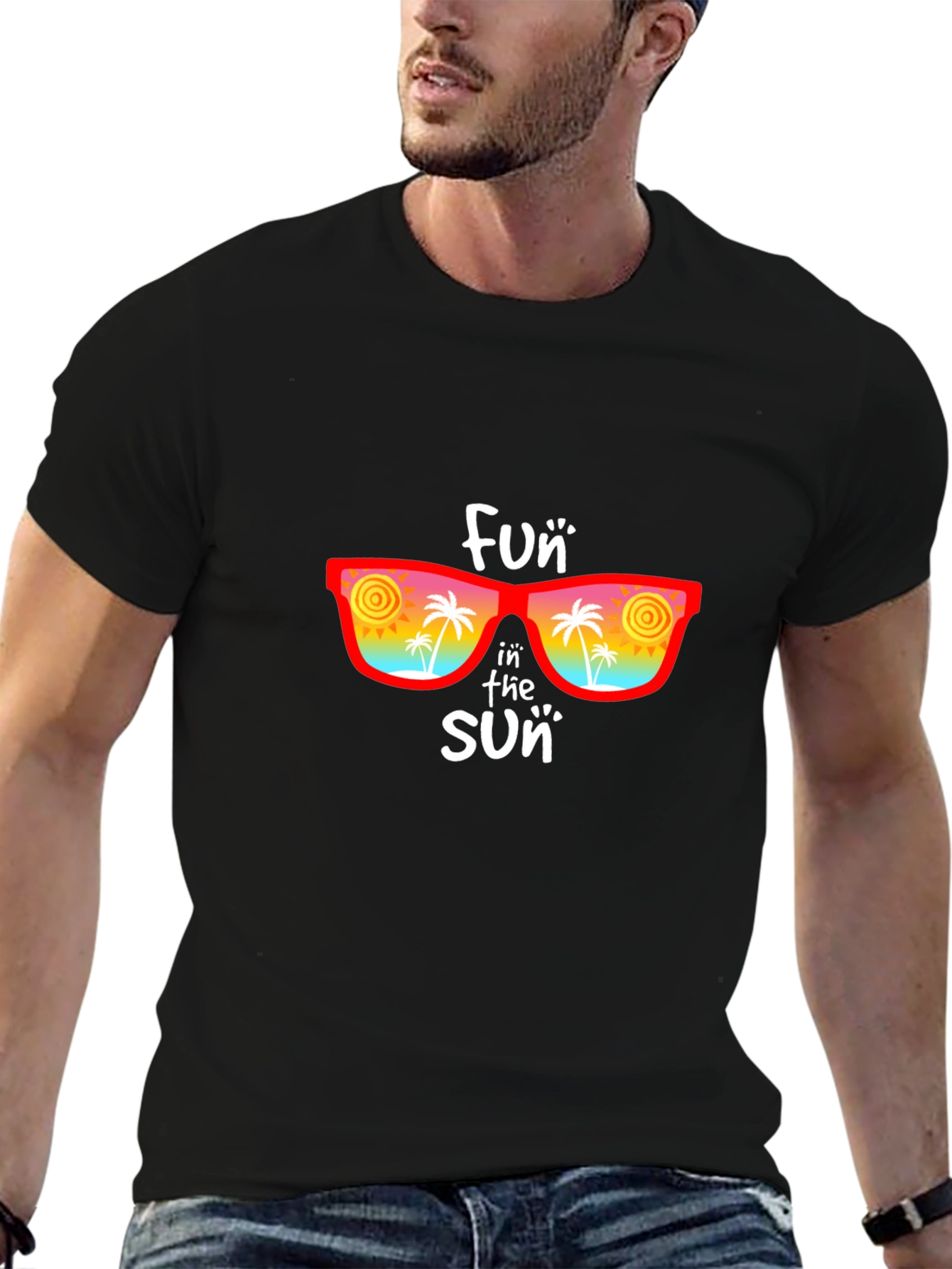 Fun in the Sun Graphic Tee - Black