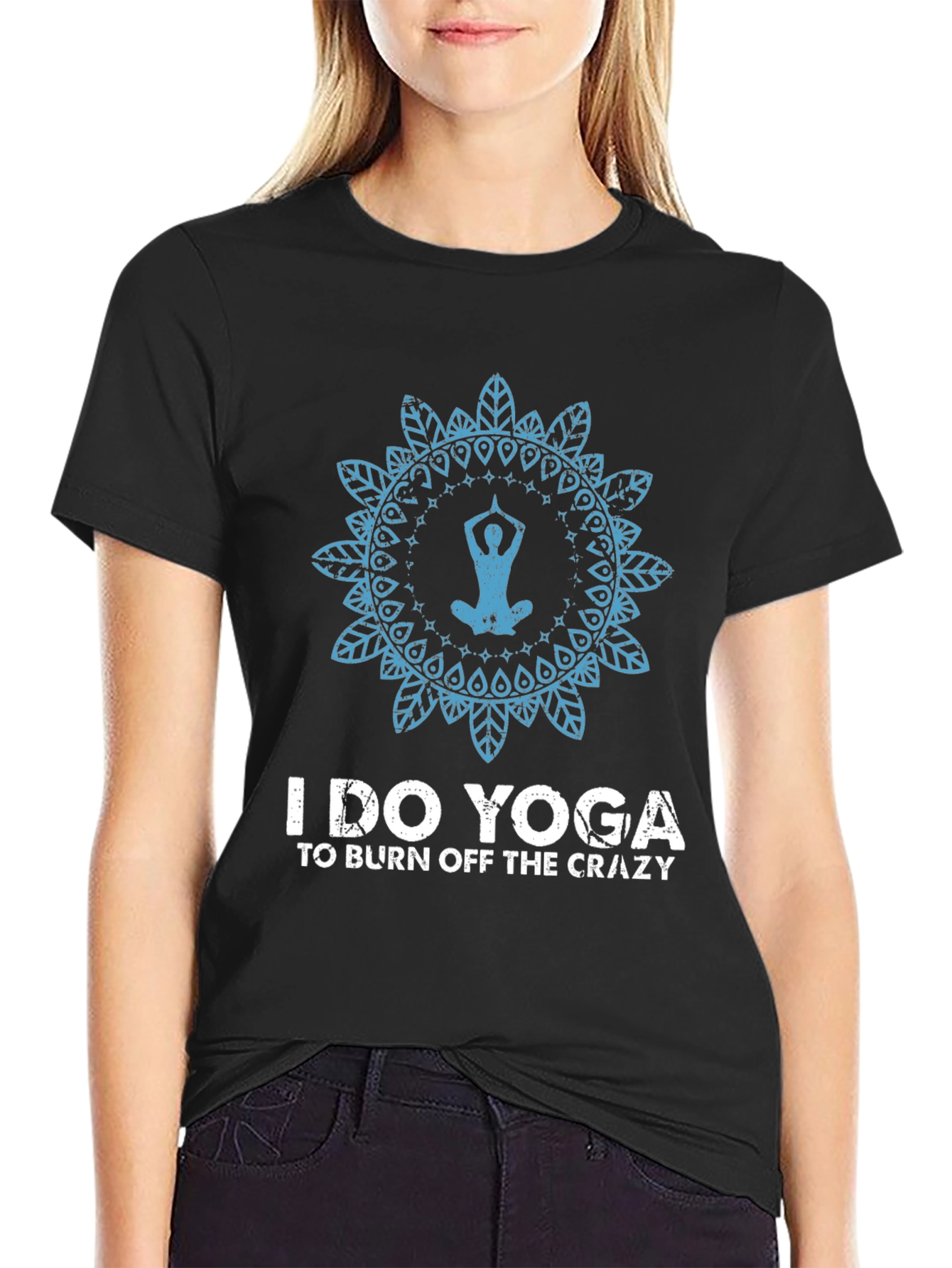 Yoga Mandala T-Shirt: Burn Off The Crazy