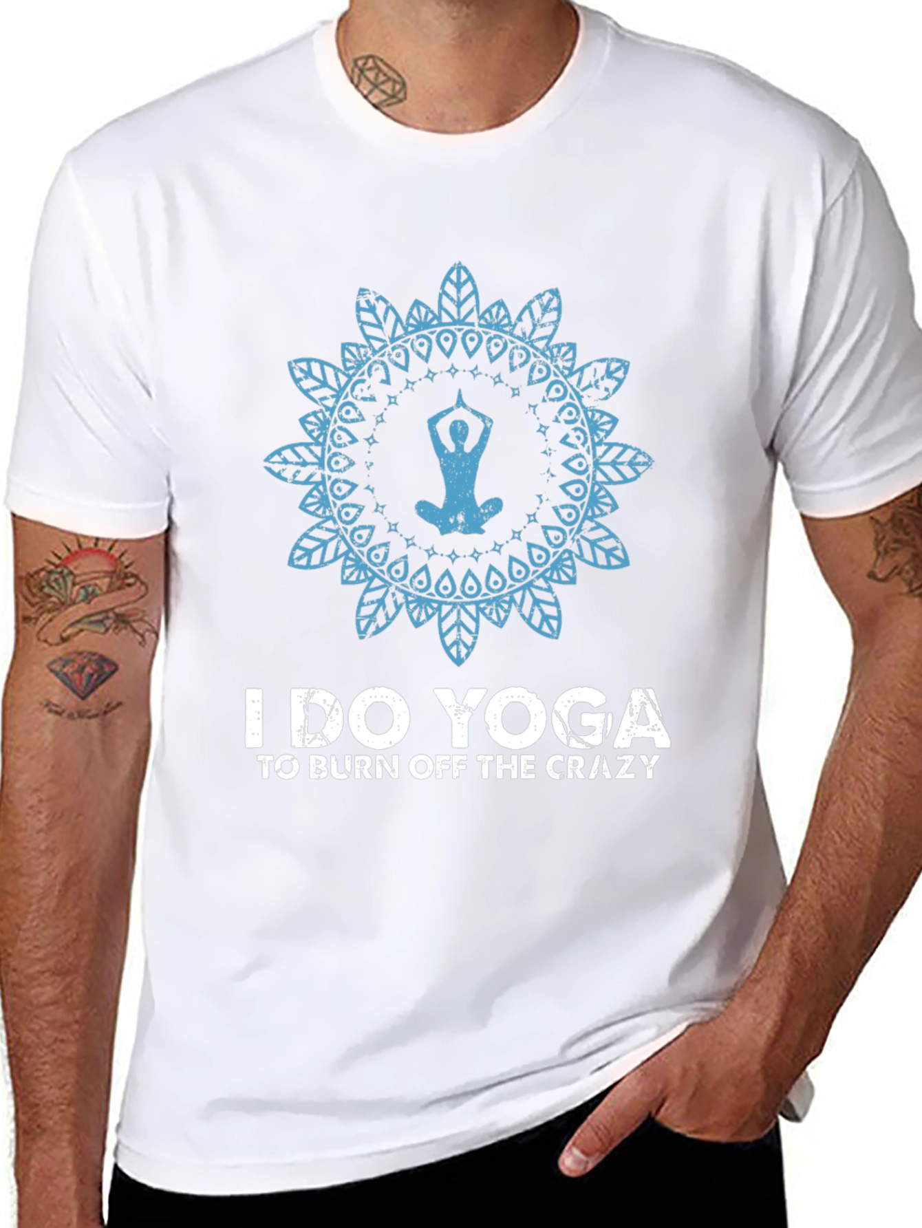 Yoga Mandala T-Shirt: Burn Off The Crazy