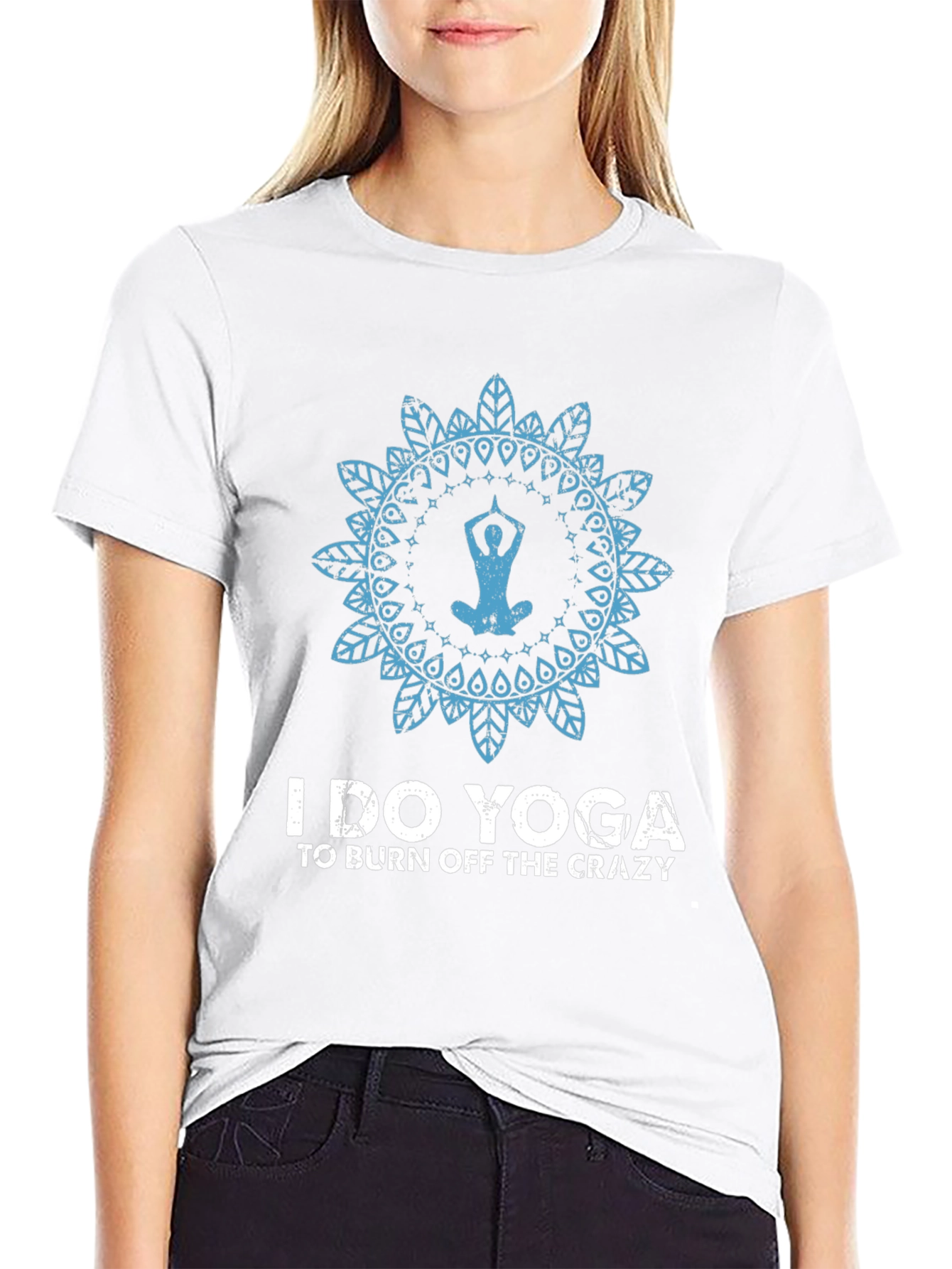 Yoga Mandala T-Shirt: Burn Off The Crazy