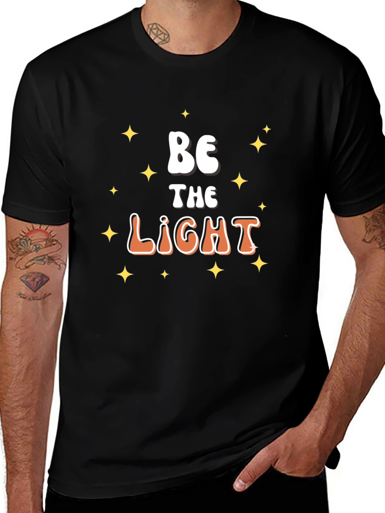Be The Light Graphic Tee - Stylish Comfort