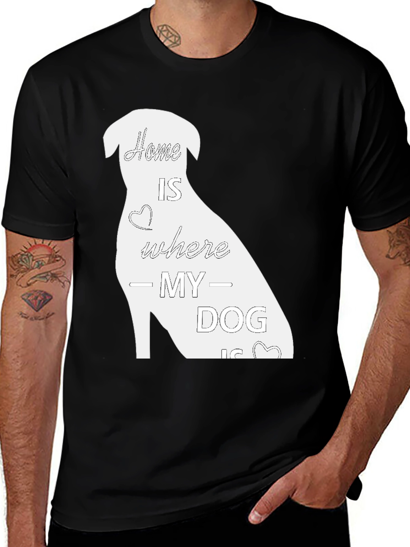 Home is Where My Dog Is T-Shirt