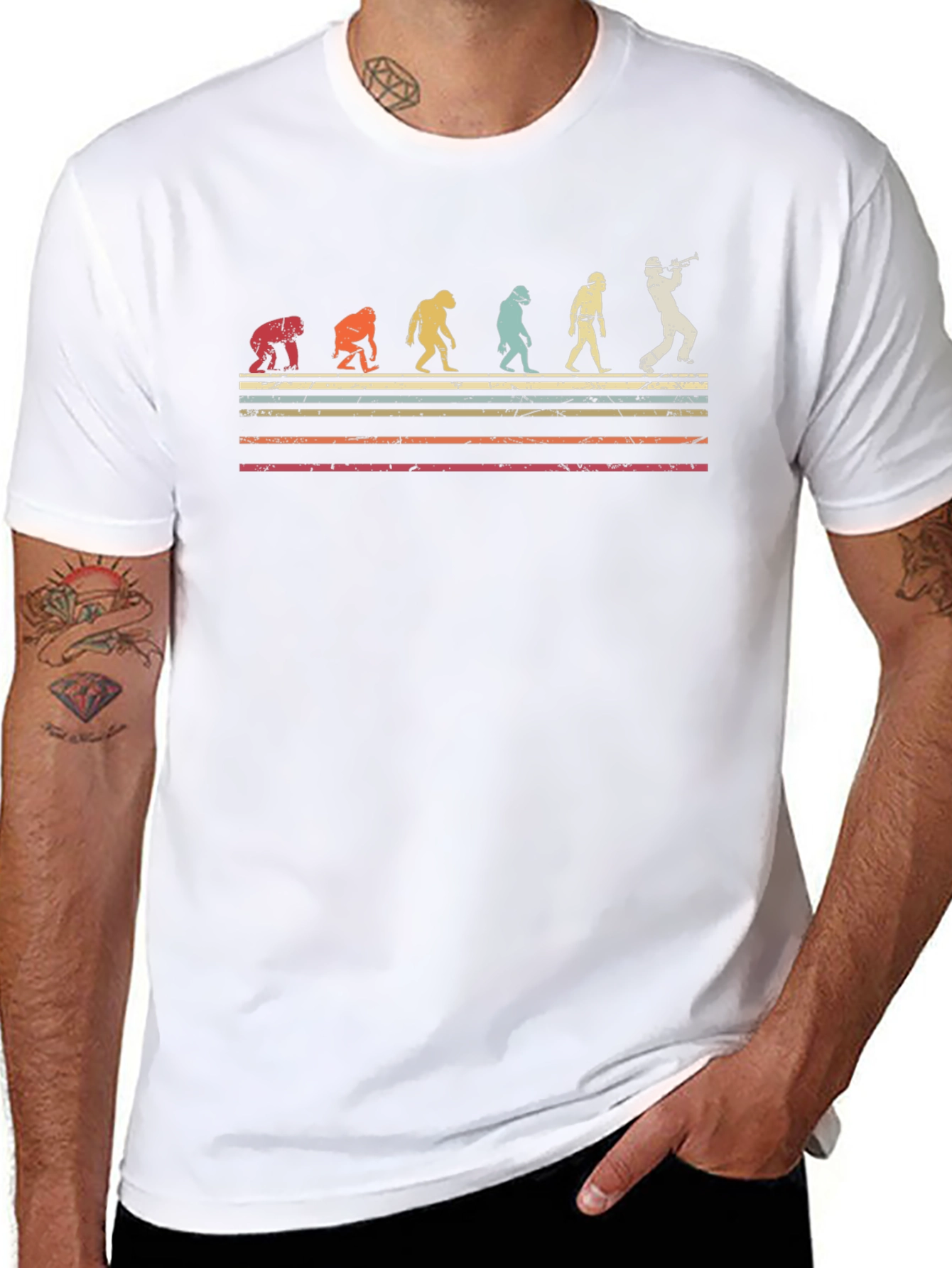 Evolution of Baseball Black T-Shirt