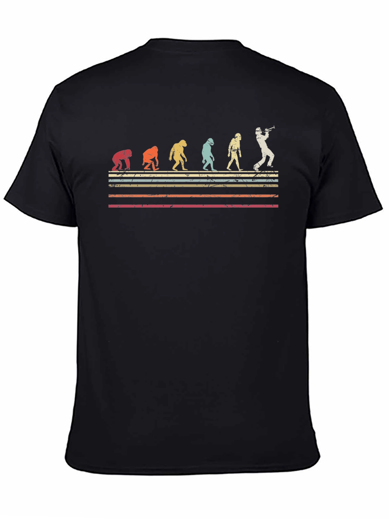 Evolution of Baseball Black T-Shirt