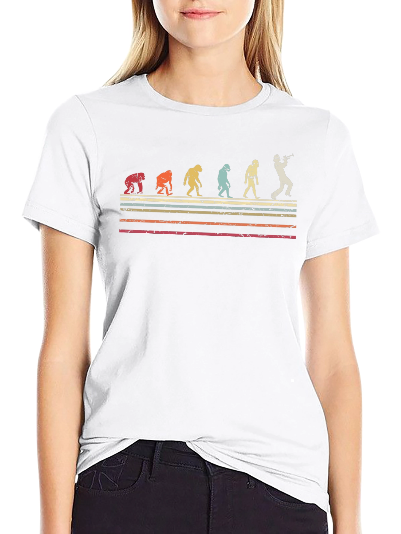 Evolution of Baseball Black T-Shirt