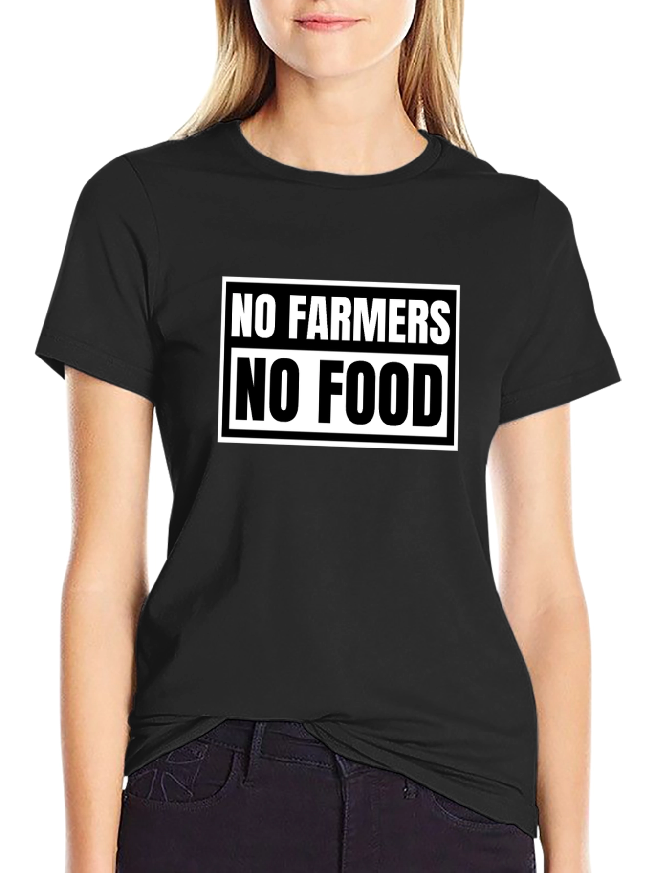 No Farmers No Food Graphic Tee